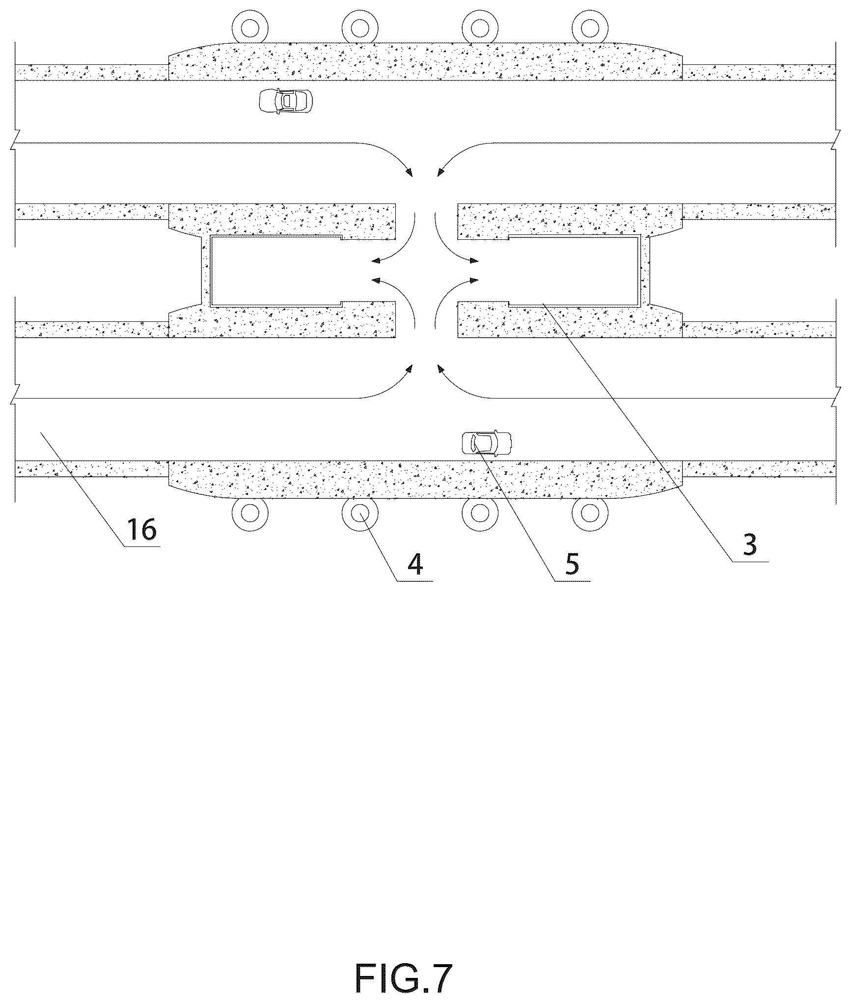 Patent US12139873 Figure 7 – Tube joint apparatus for double-tube floating tunnel and construction method thereof