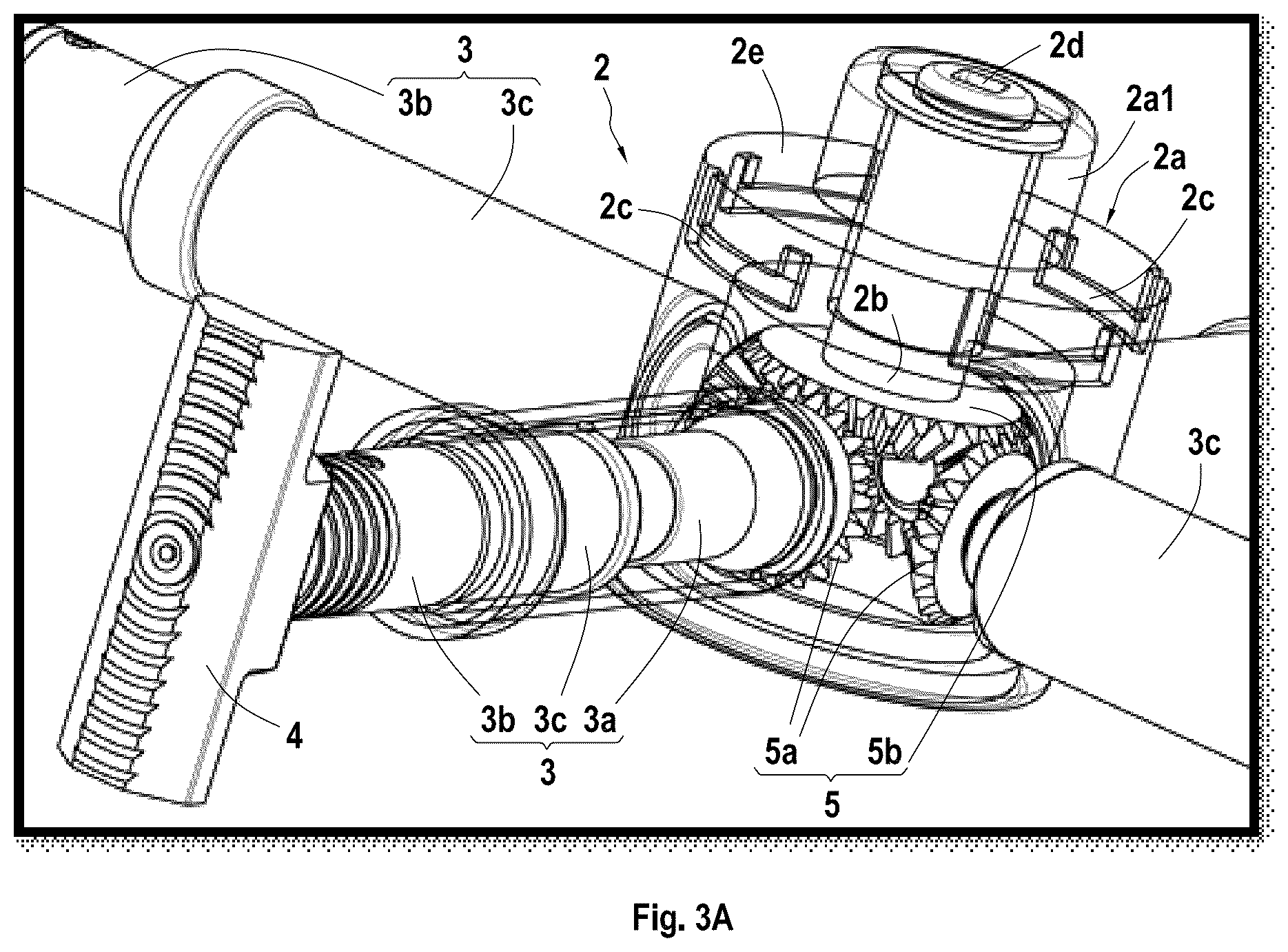 Patent US12139874 Figure 3 – Device for blocking a passage