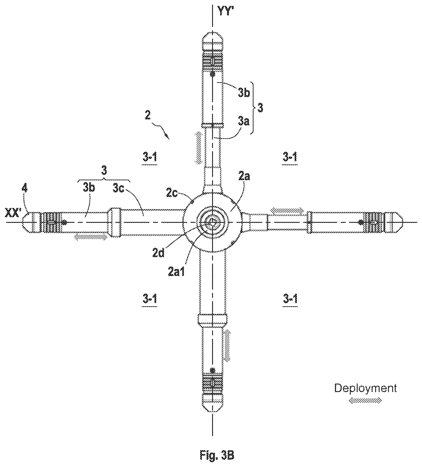 Patent US12139874 Figure 4 – Device for blocking a passage