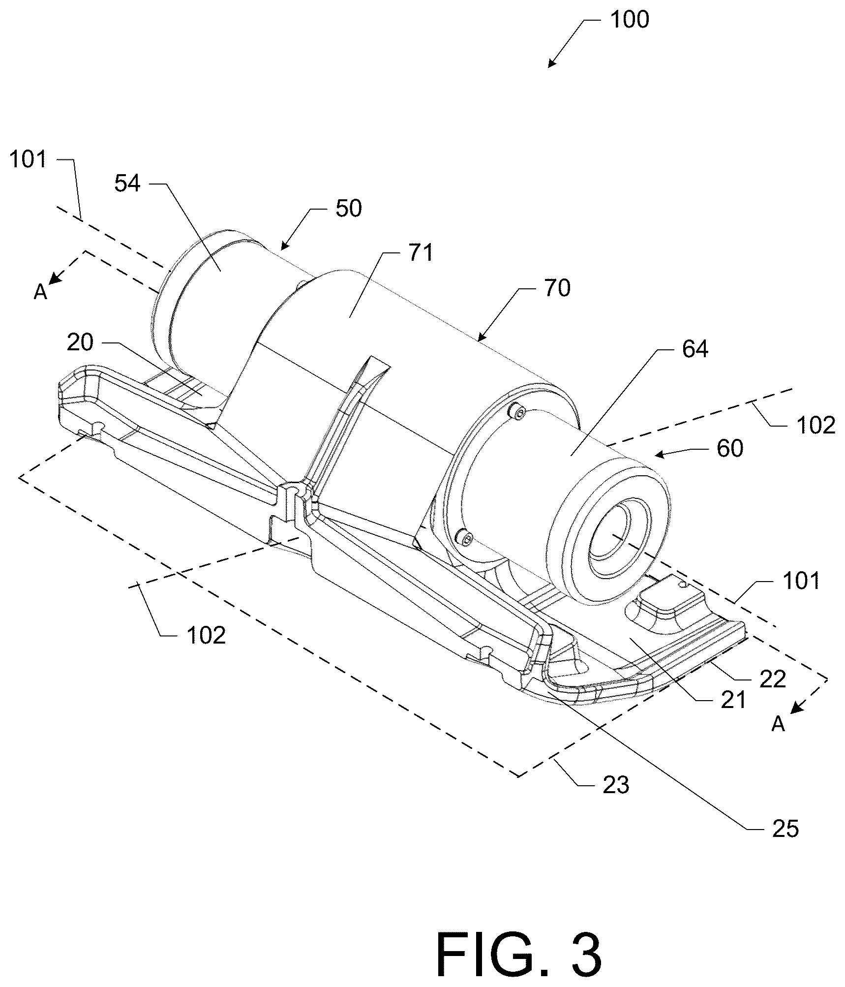 Patent US12139876 Figure 3 – Compaction machine with electric working assembly