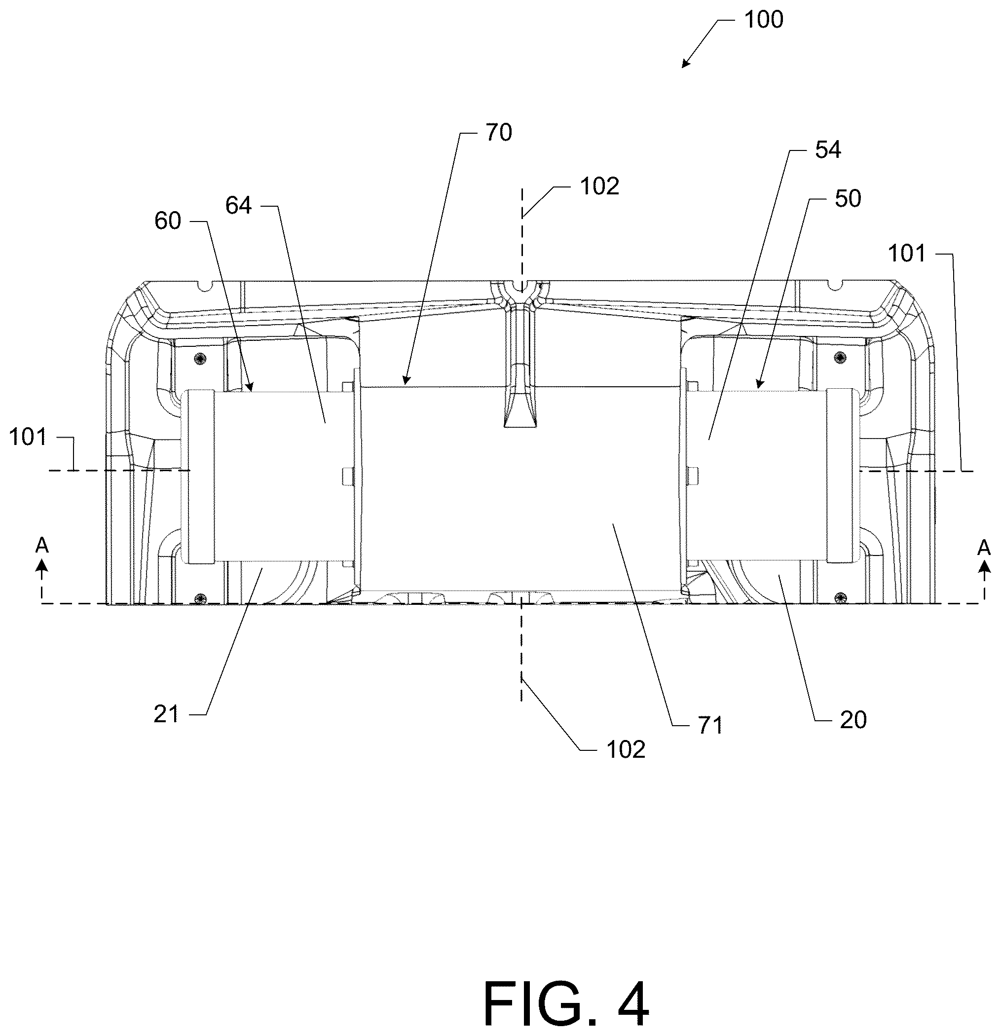 Patent US12139876 Figure 4 – Compaction machine with electric working assembly