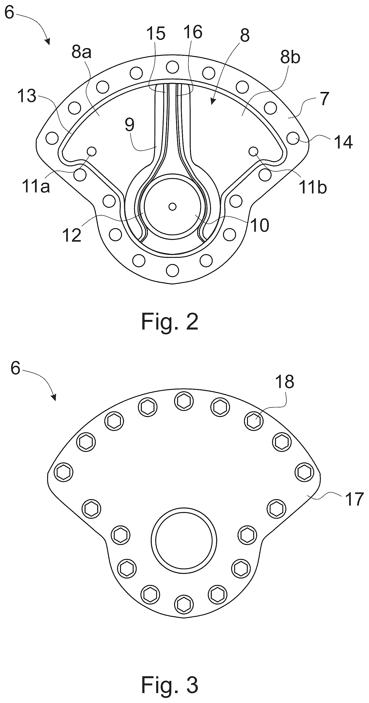 Patent US12139878 Figure 2 – Arrangement for tilting or turning a working instrument