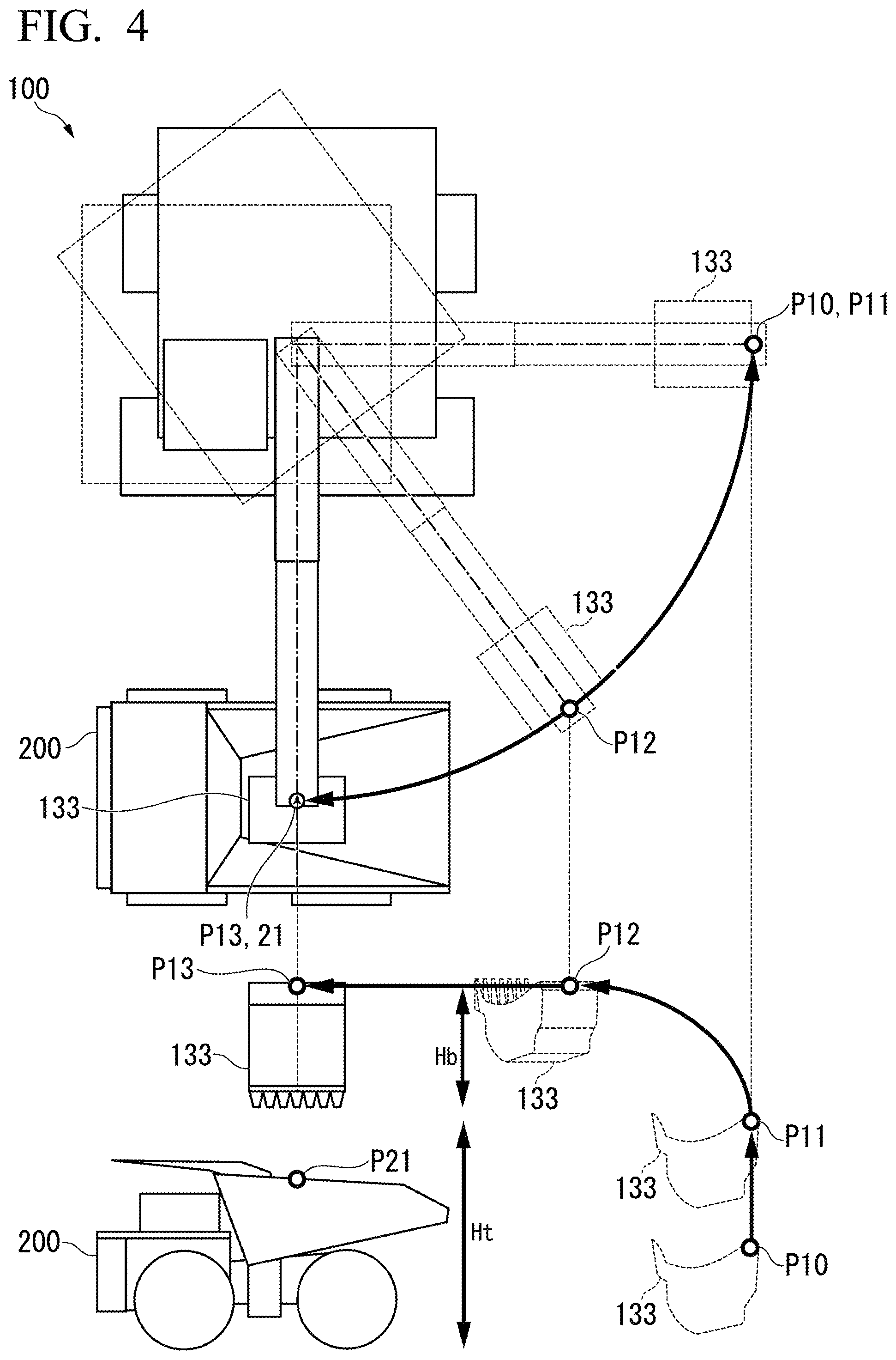 Patent US12139880 Figure 4 – Control device, loading machine, and control method to determine a target azimuth direction