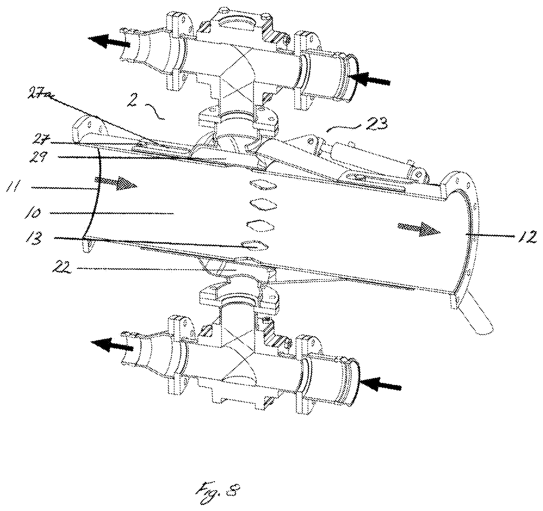 Patent US12139882 Figure 8 – Apparatus and method for underwater dredging