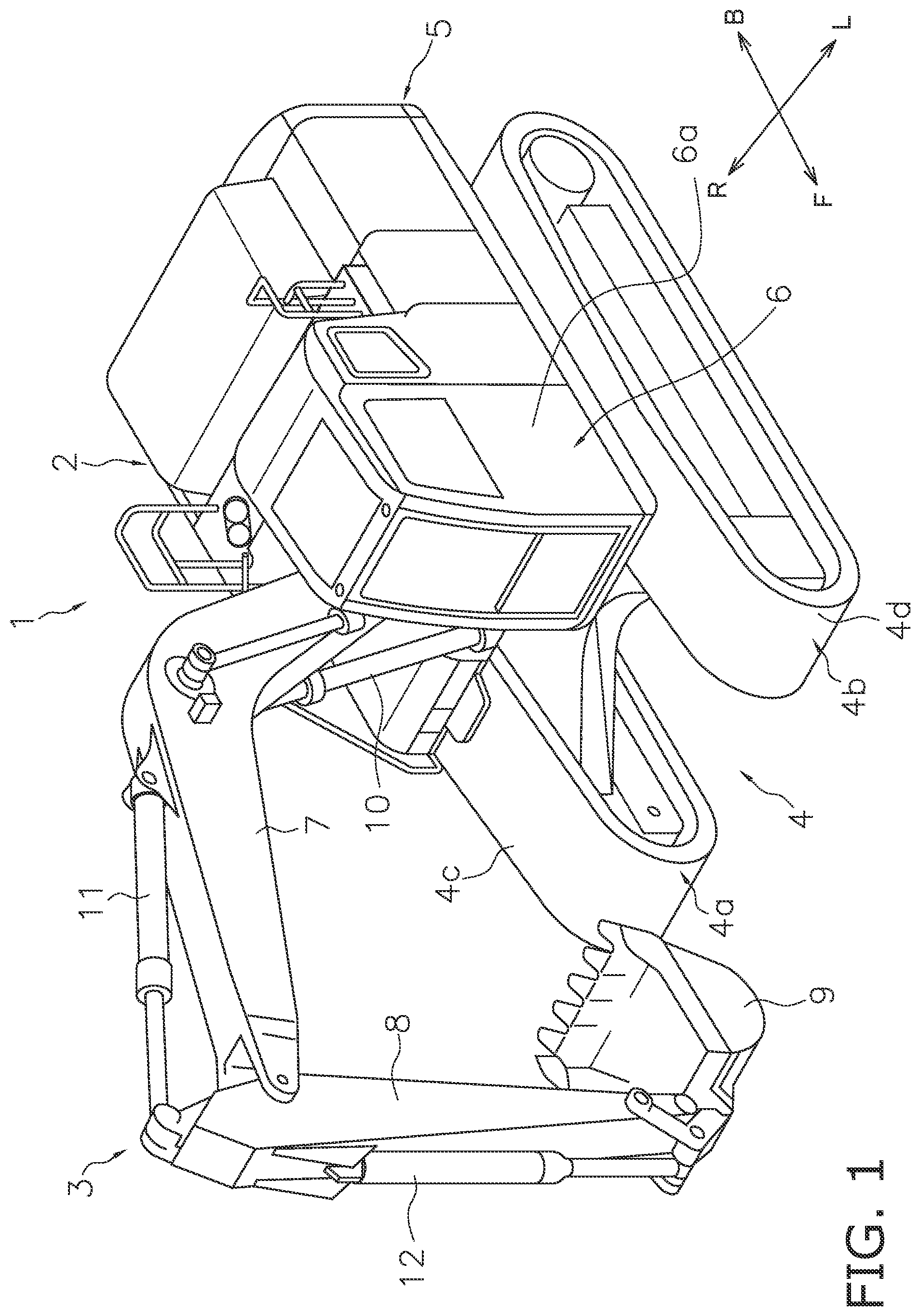 Patent US12139884 Figure 1 – Work vehicle, lever unit, and actuator automatic control method