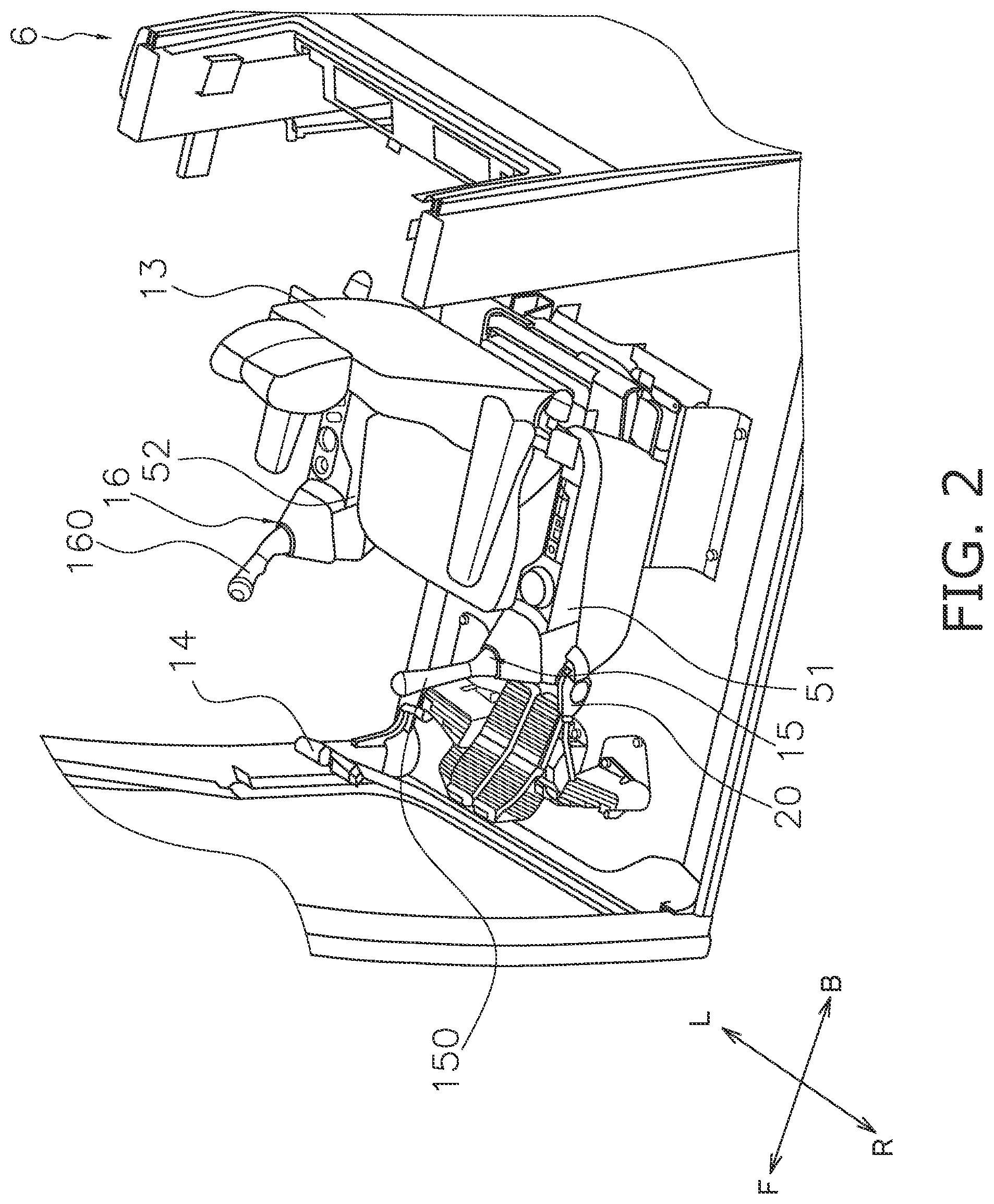 Patent US12139884 Figure 2 – Work vehicle, lever unit, and actuator automatic control method