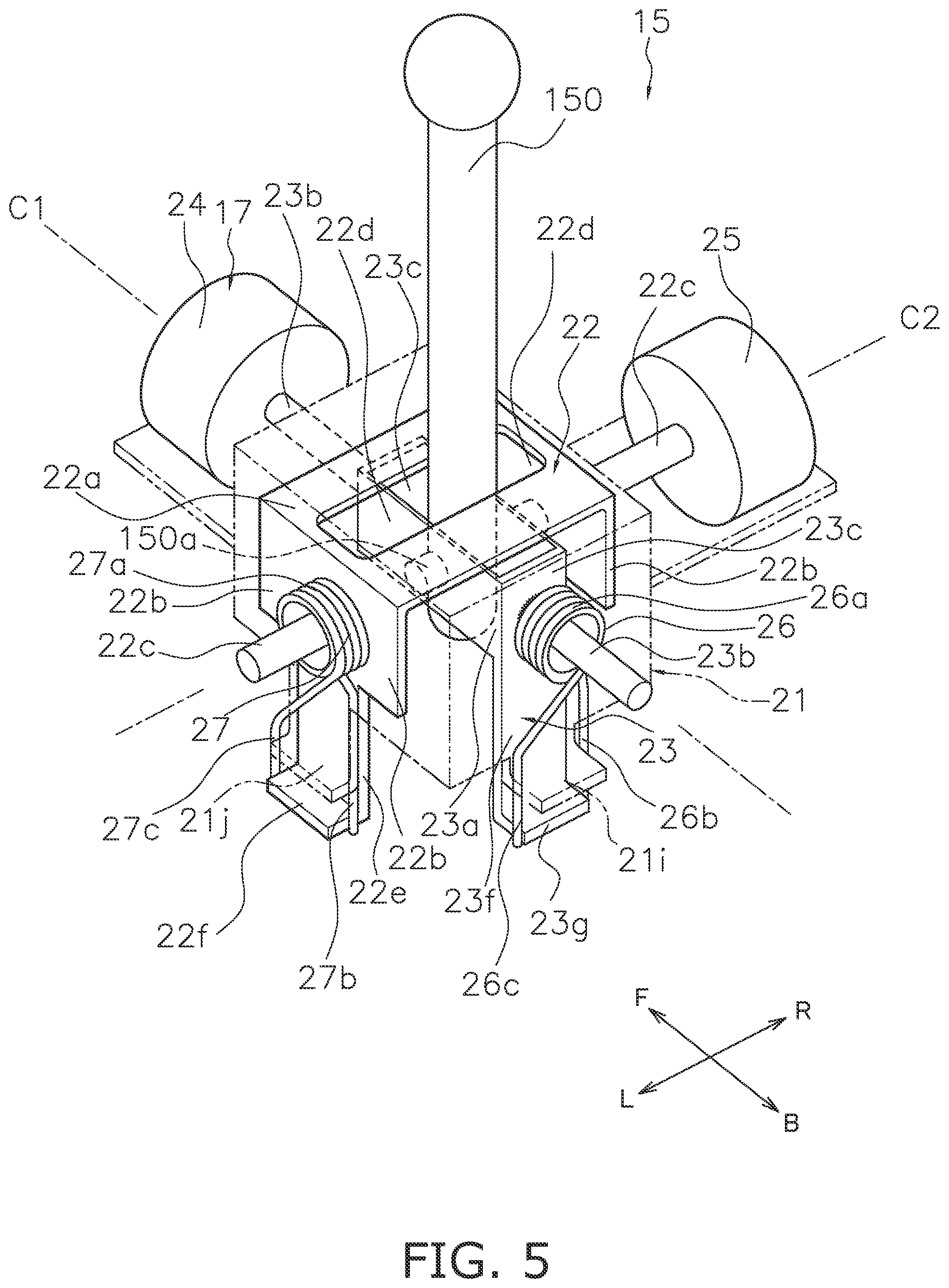 Patent US12139884 Figure 5 – Work vehicle, lever unit, and actuator automatic control method
