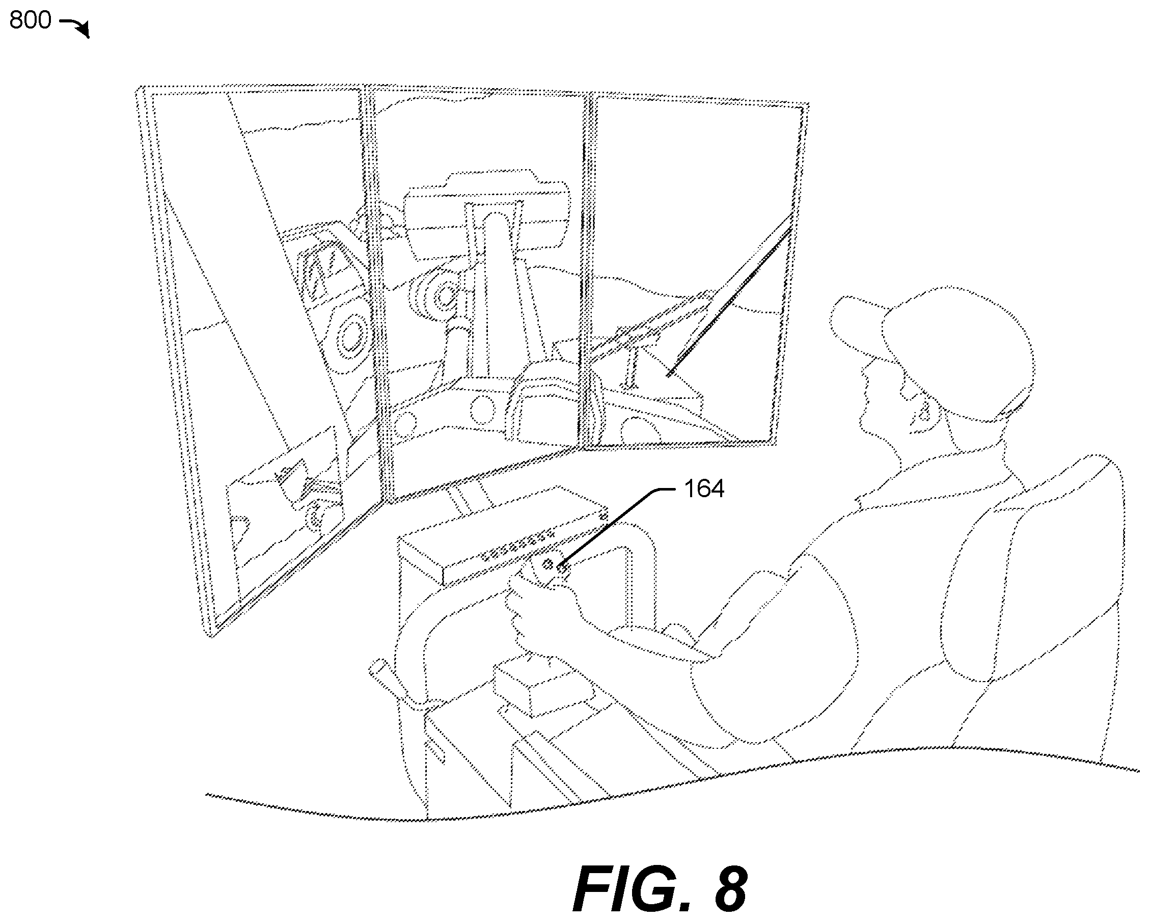 Patent US12139889 Figure 8 – Method for assisting or training operators to operate machines