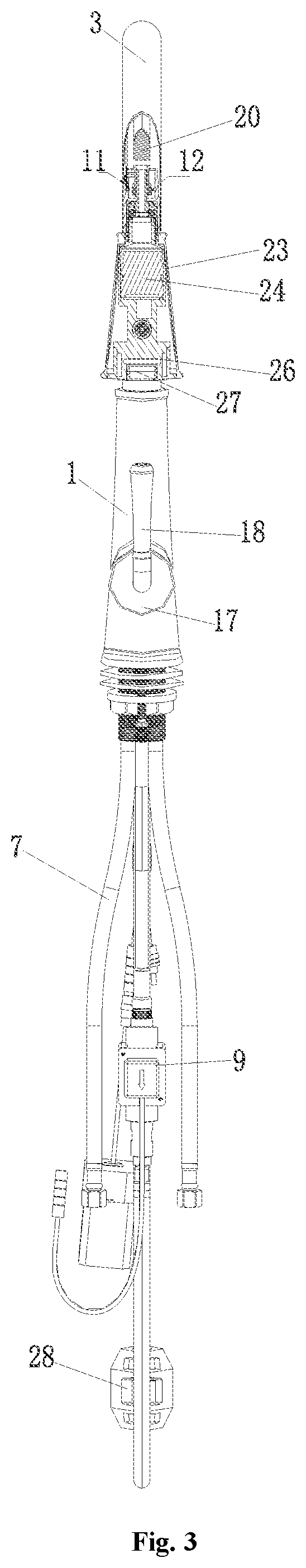 Patent US12139895 Figure 3 – Induction type pulling faucet