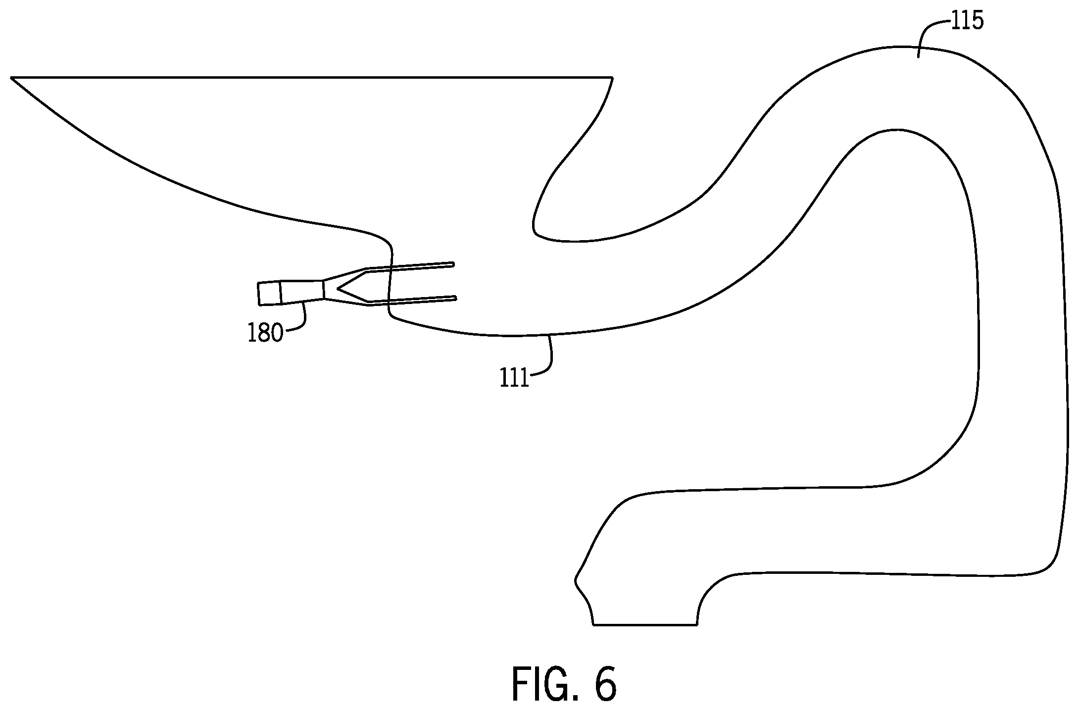 Patent US12139899 Figure 7 – Line pressure-driven, tankless, siphonic toilet