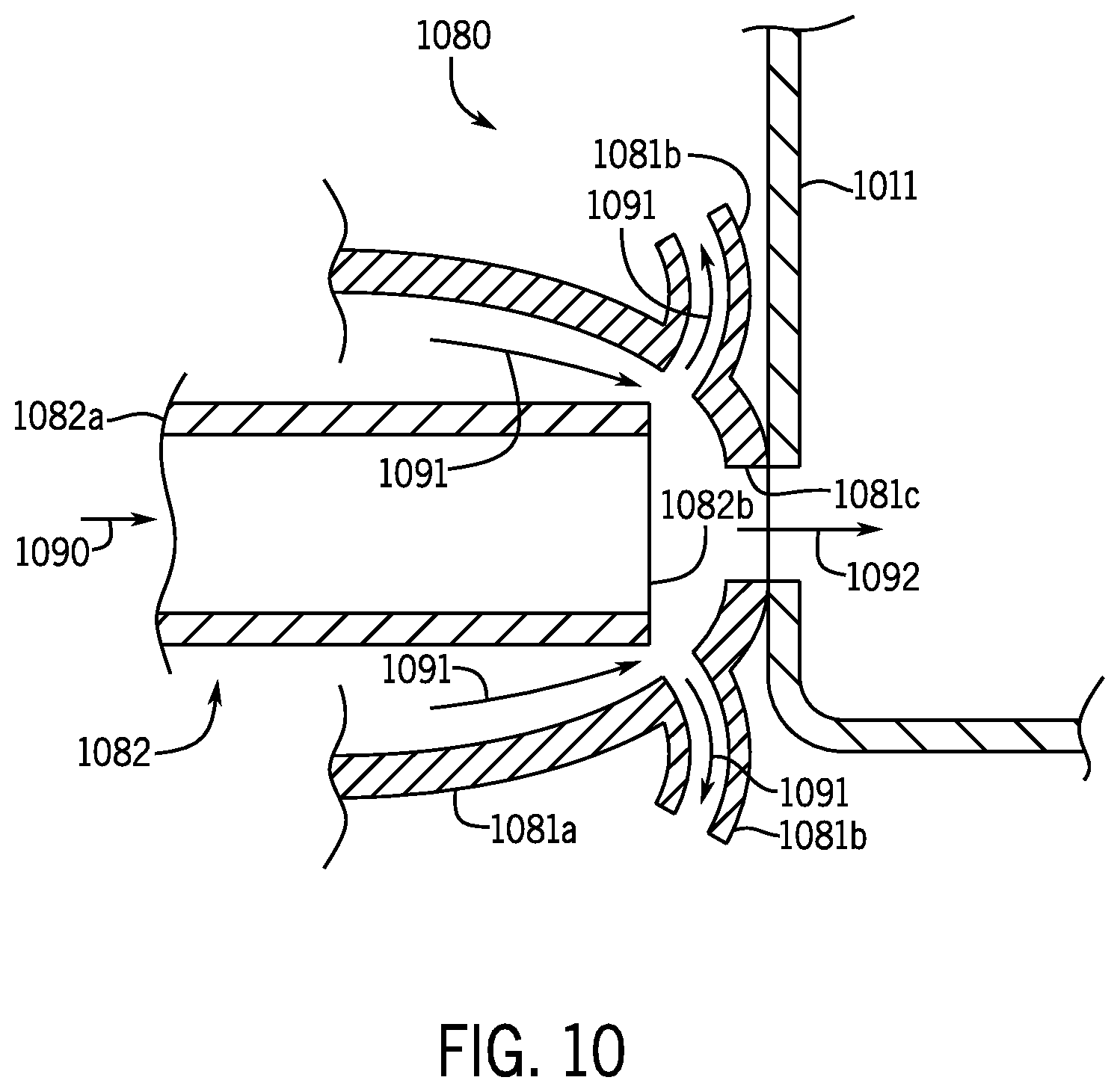 Patent US12139899 Figure 11 – Line pressure-driven, tankless, siphonic toilet