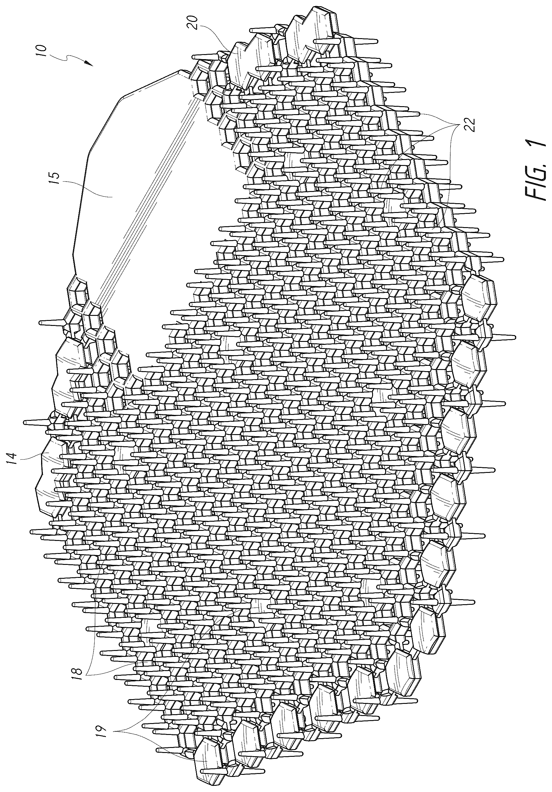 Patent US12139900 — Urinal screens — Figure 1