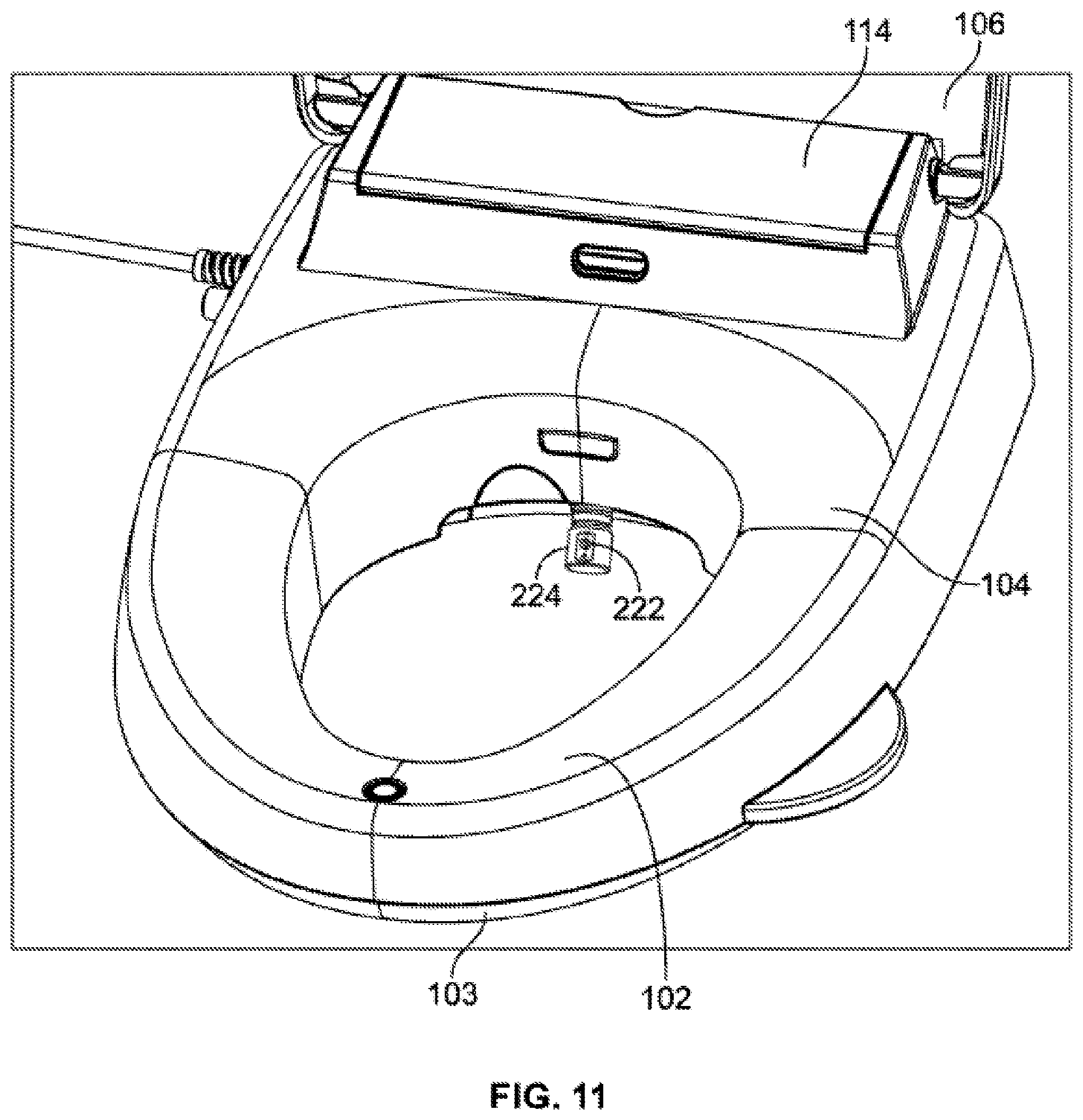 Patent US12139902 Figure 11 – Toilet seat assembly