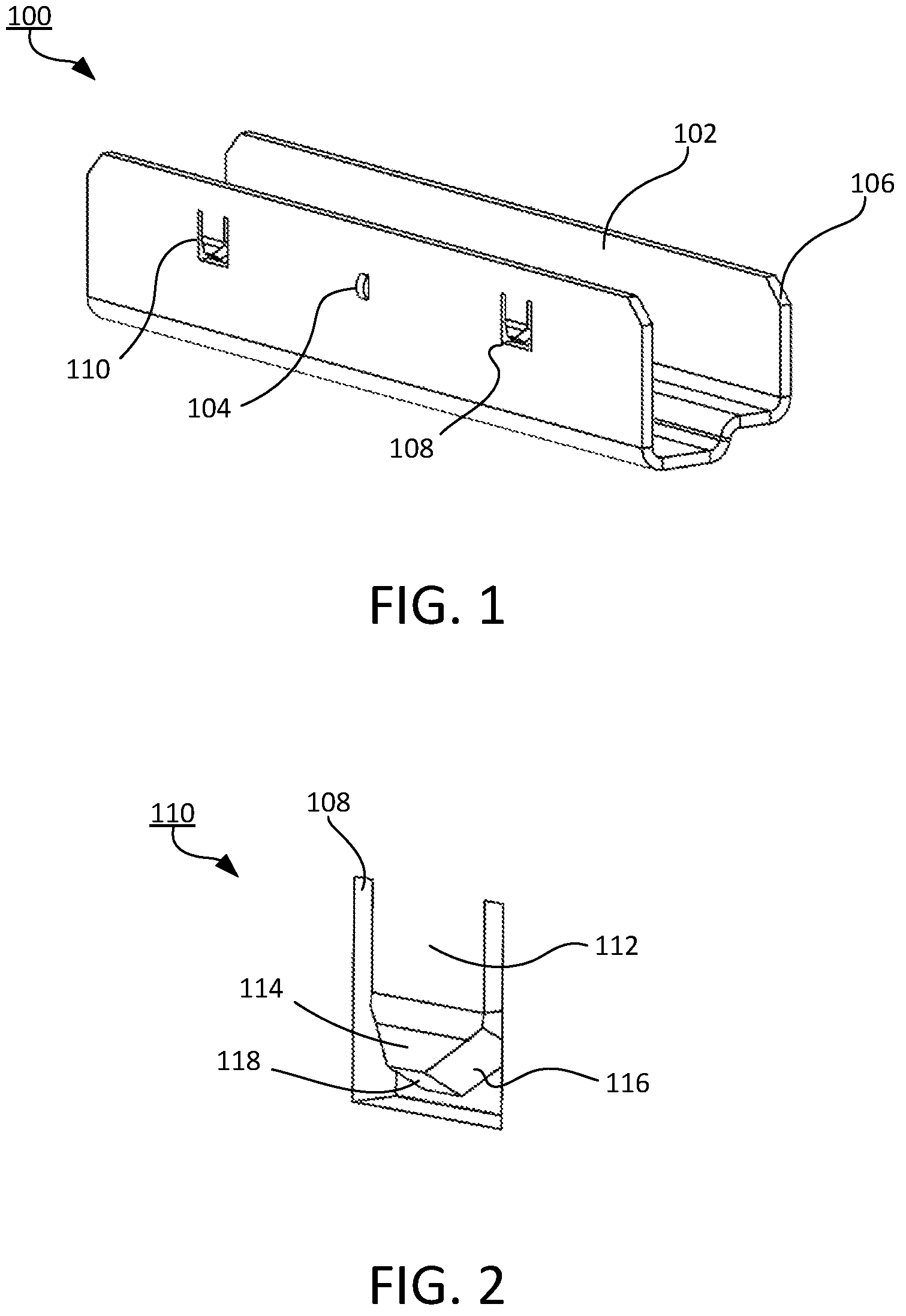Patent US12139905 Figure 1 – One-piece bonding splice for rails