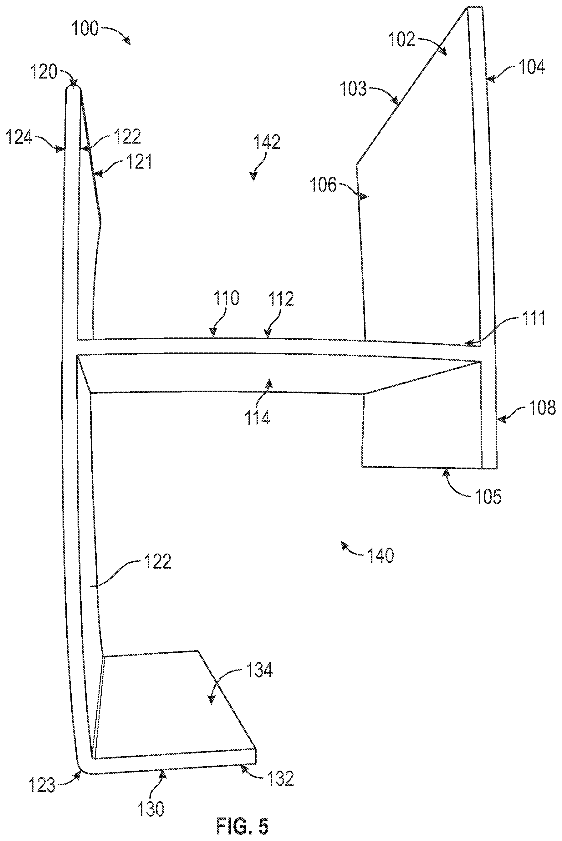 Patent US12139906 Figure 4 – Dual channel drainage seal for channeling water seepage and mitigating radon gas admittance in a basement or subterranean area