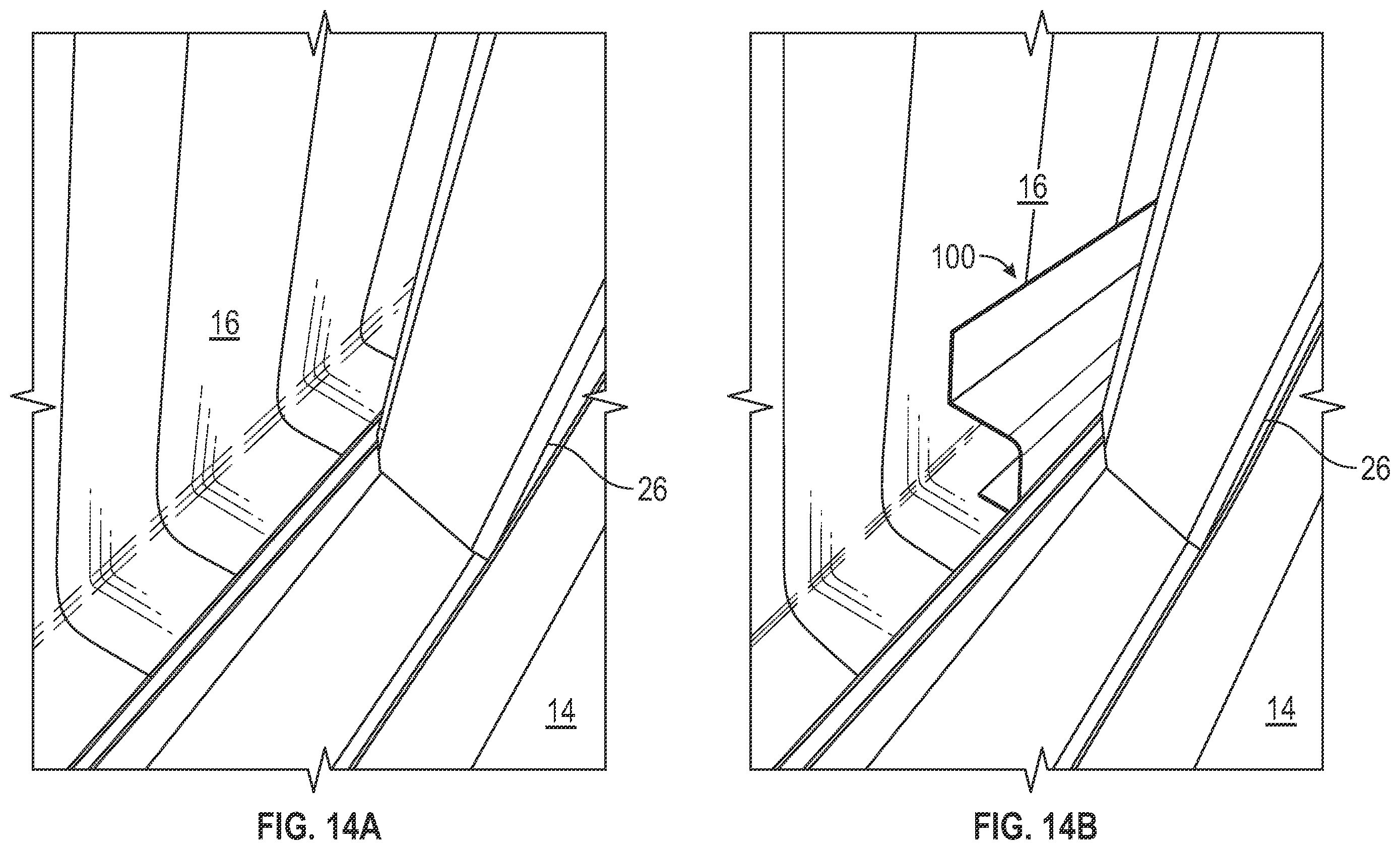 Patent US12139906 Figure 11 – Dual channel drainage seal for channeling water seepage and mitigating radon gas admittance in a basement or subterranean area