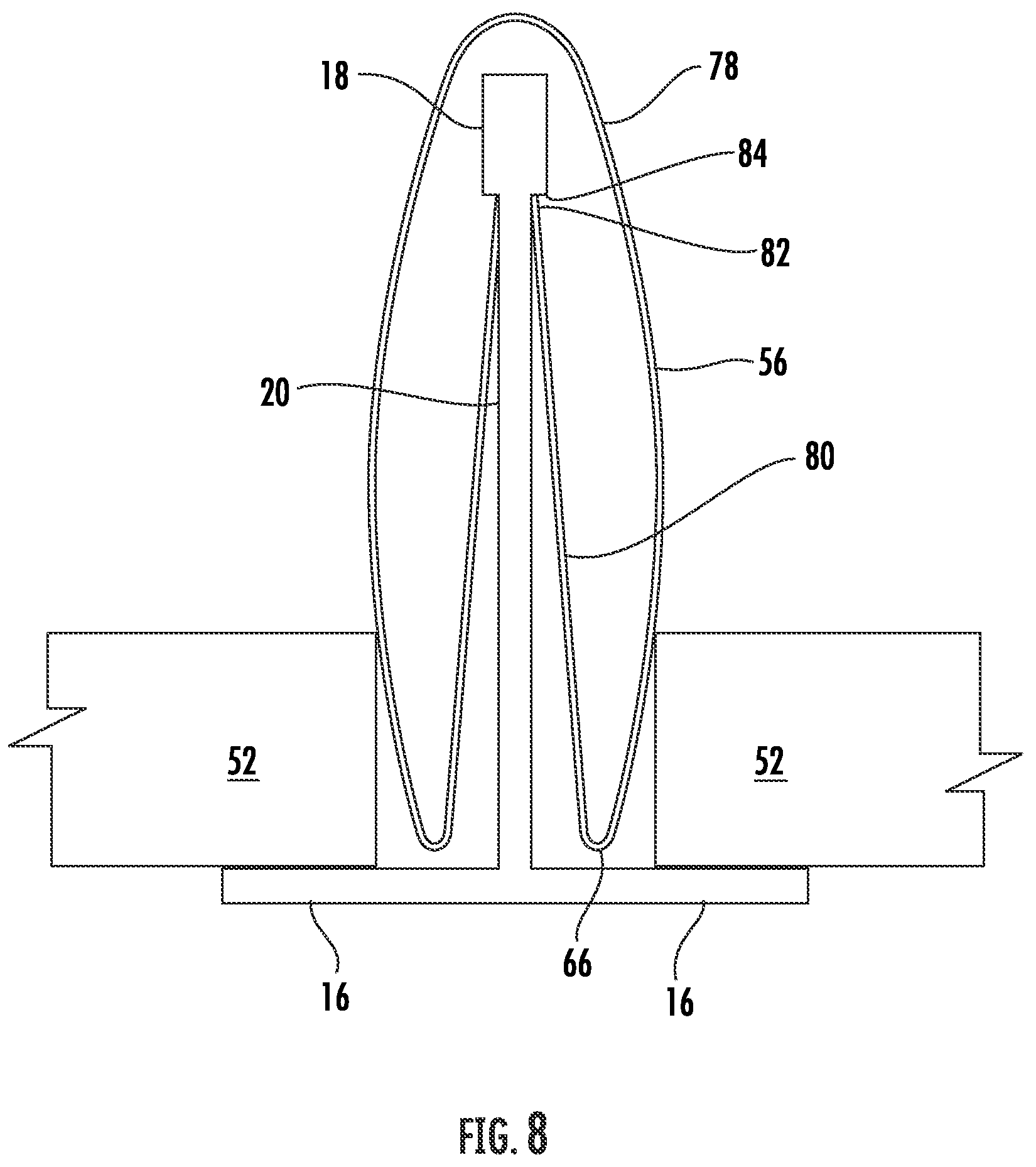 Patent US12139908 Figure 9 – Suspended ceiling panel holding clip