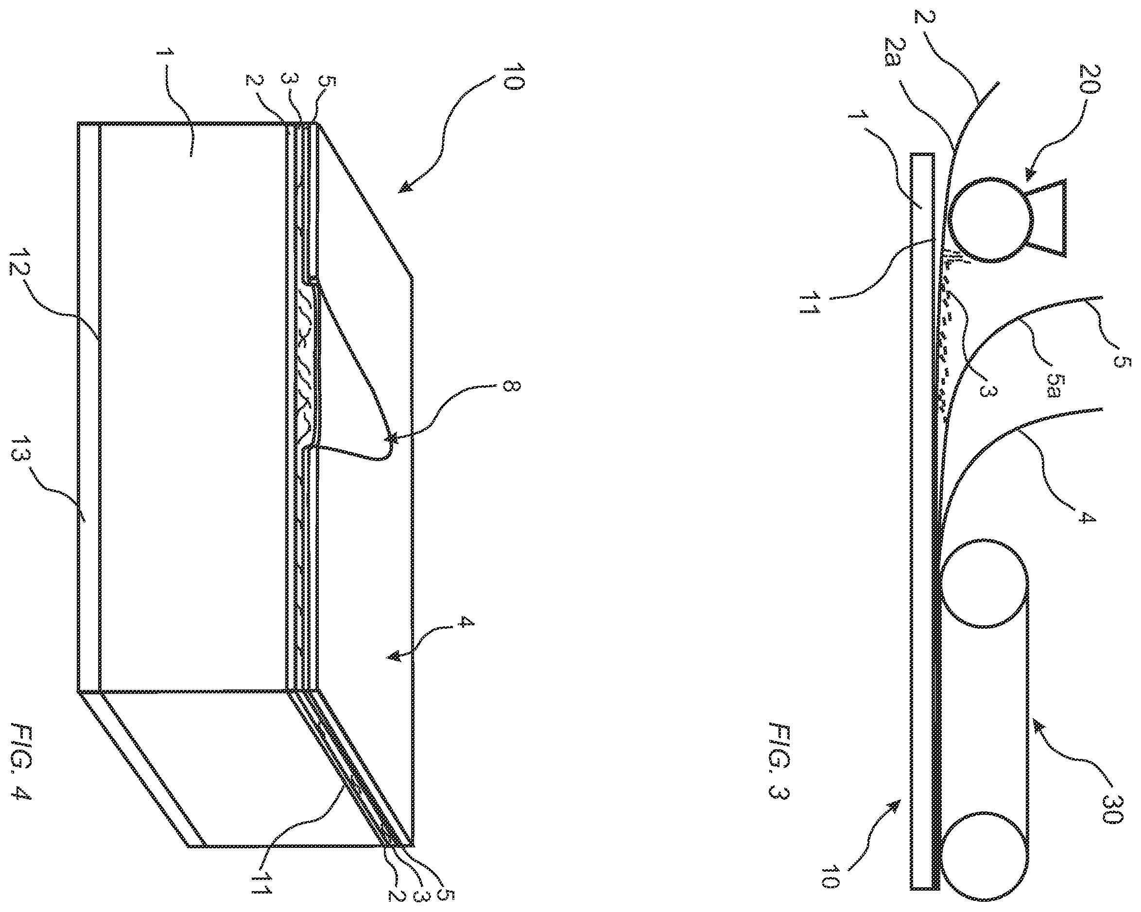 Patent US12139909 Figure 2 – Method to produce a building panel and a building panel