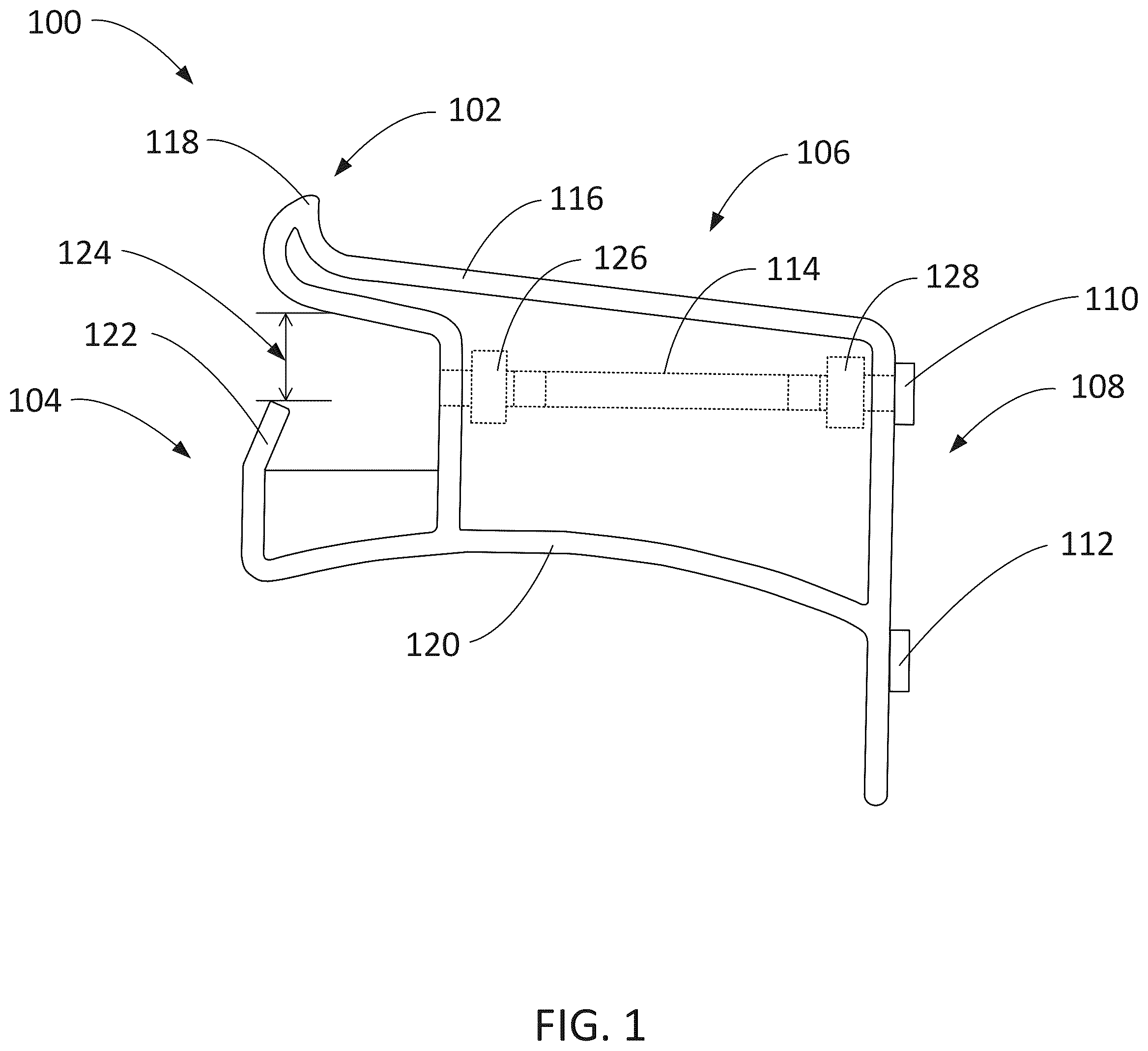 Patent US12139913 — Covered rain gutter system — Figure 1