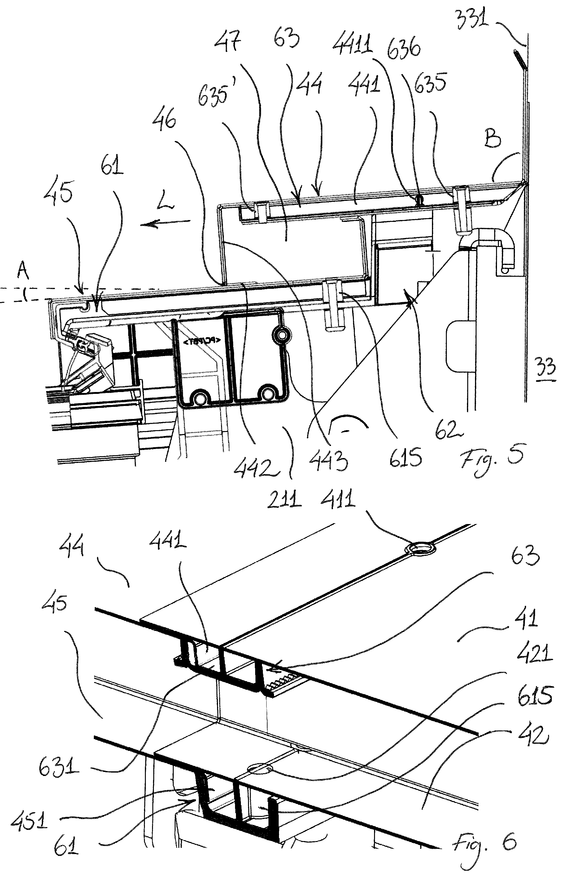 Patent US12139914 Figure 4 – Connector arrangement and a method for weather proofing a roof window arrangement