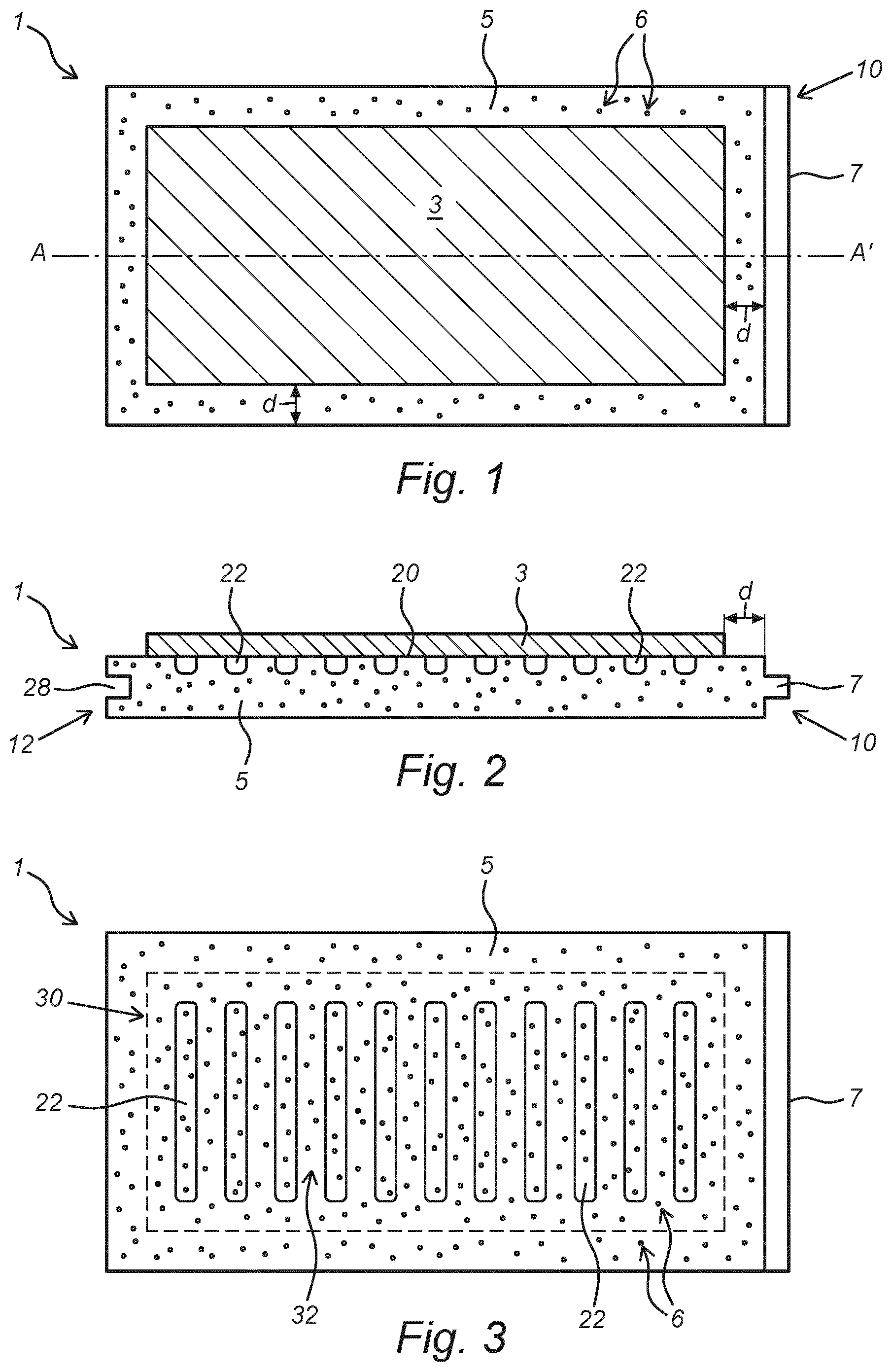Patent US12139917 — Tile panel, and a surface covering constructed by a multitude of neighbouring tile panels — Figure 1