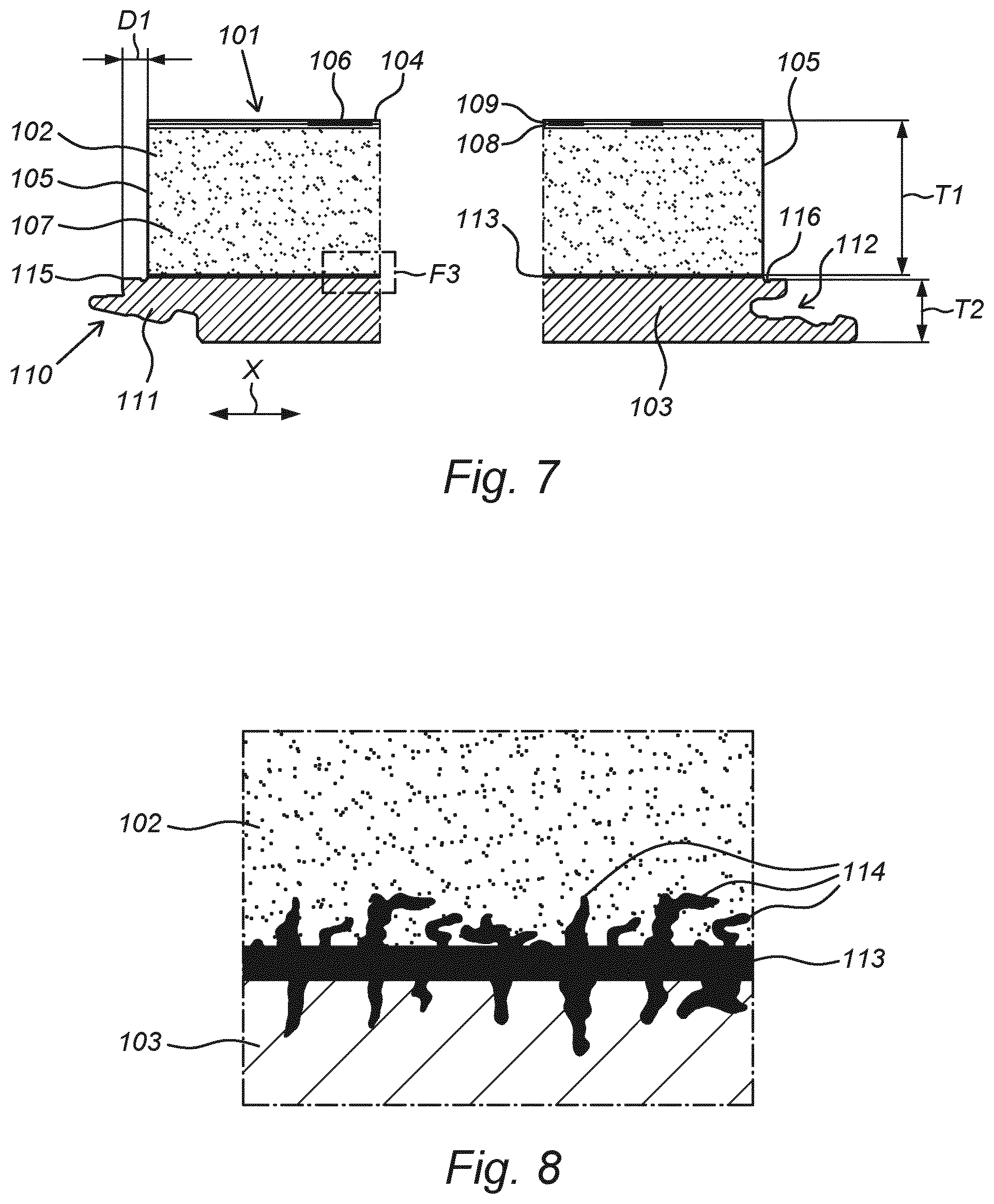 Patent US12139917 Figure 3 – Tile panel, and a surface covering constructed by a multitude of neighbouring tile panels