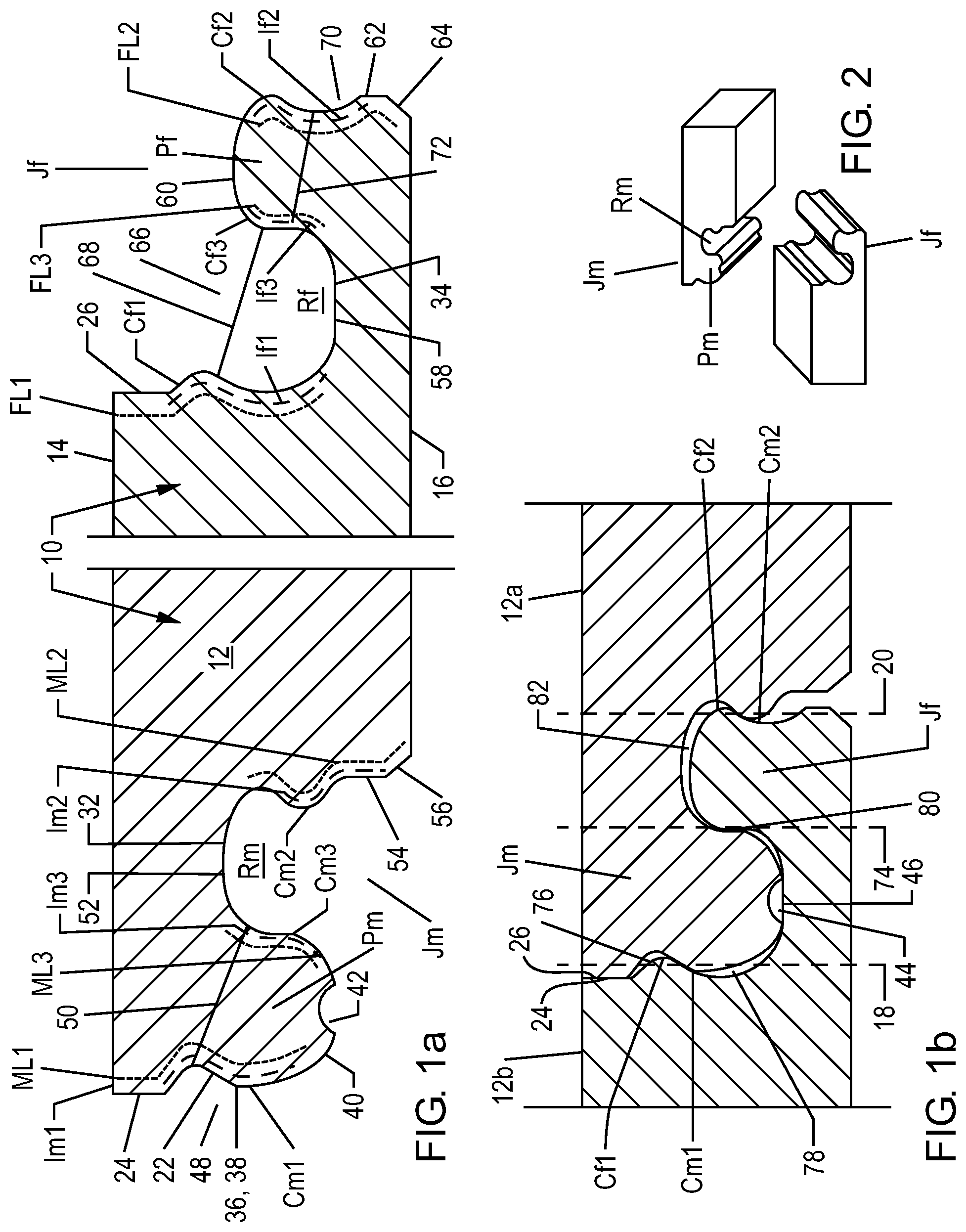 Patent US12139918 Figure 1 – Vertical joint system and associated surface covering system