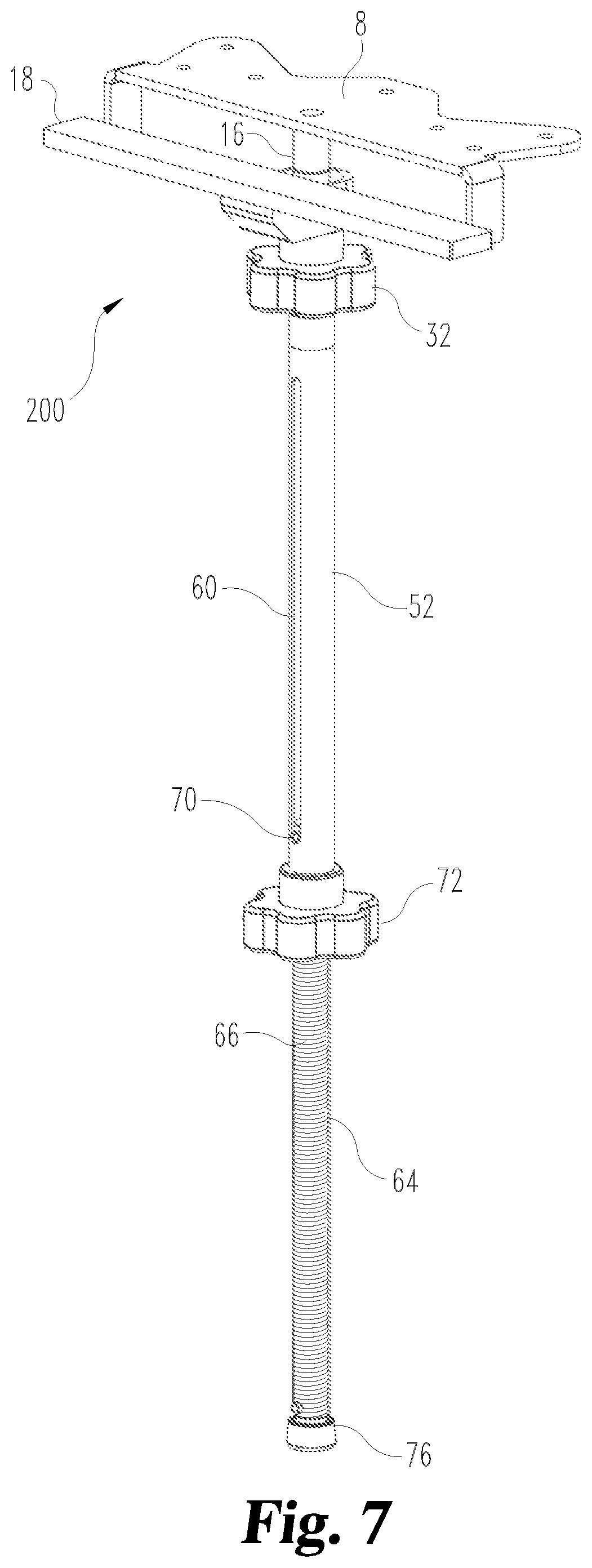 Patent US12139919 Figure 6 – Tile niche holder tool, method, and system