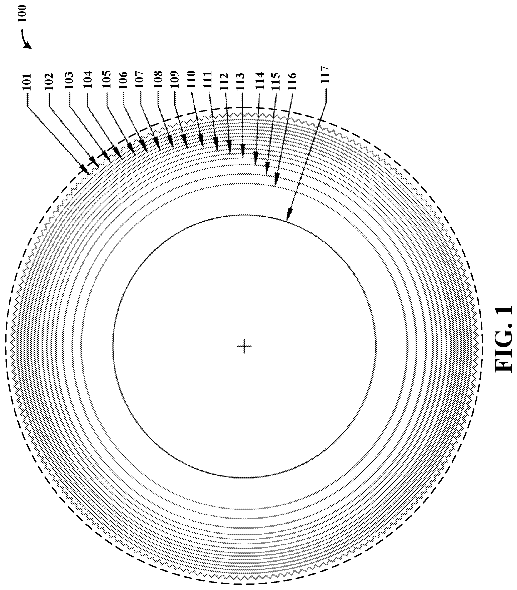 Patent US12139920 — Layered apparatus and method — Figure 1
