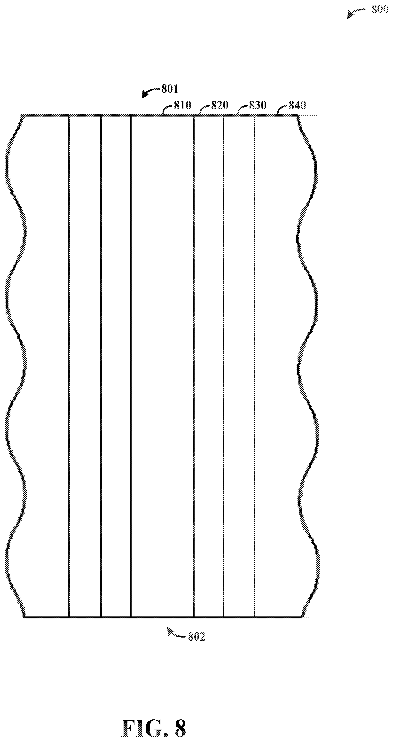 Patent US12139920 Figure 8 – Layered apparatus and method