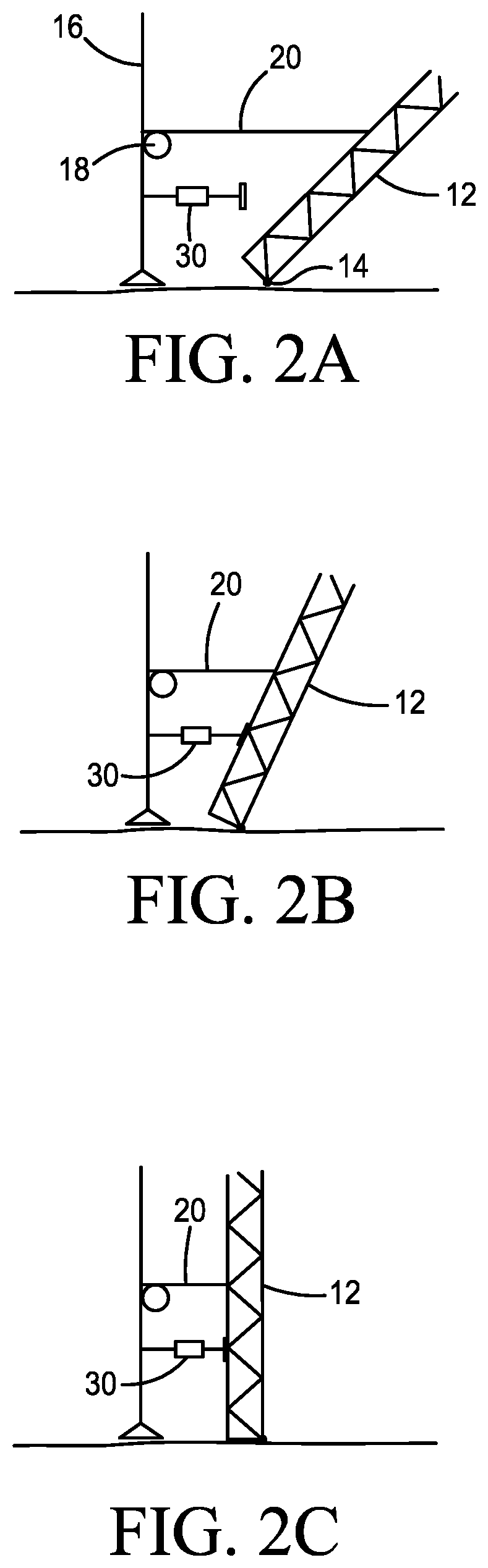 Patent US12139922 Figure 2 – Antenna tower construction/deconstruction stability assemblies and methods