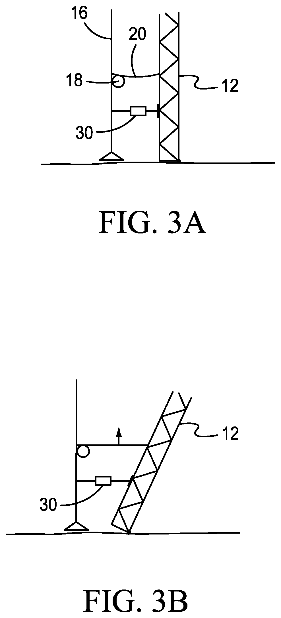 Patent US12139922 Figure 3 – Antenna tower construction/deconstruction stability assemblies and methods