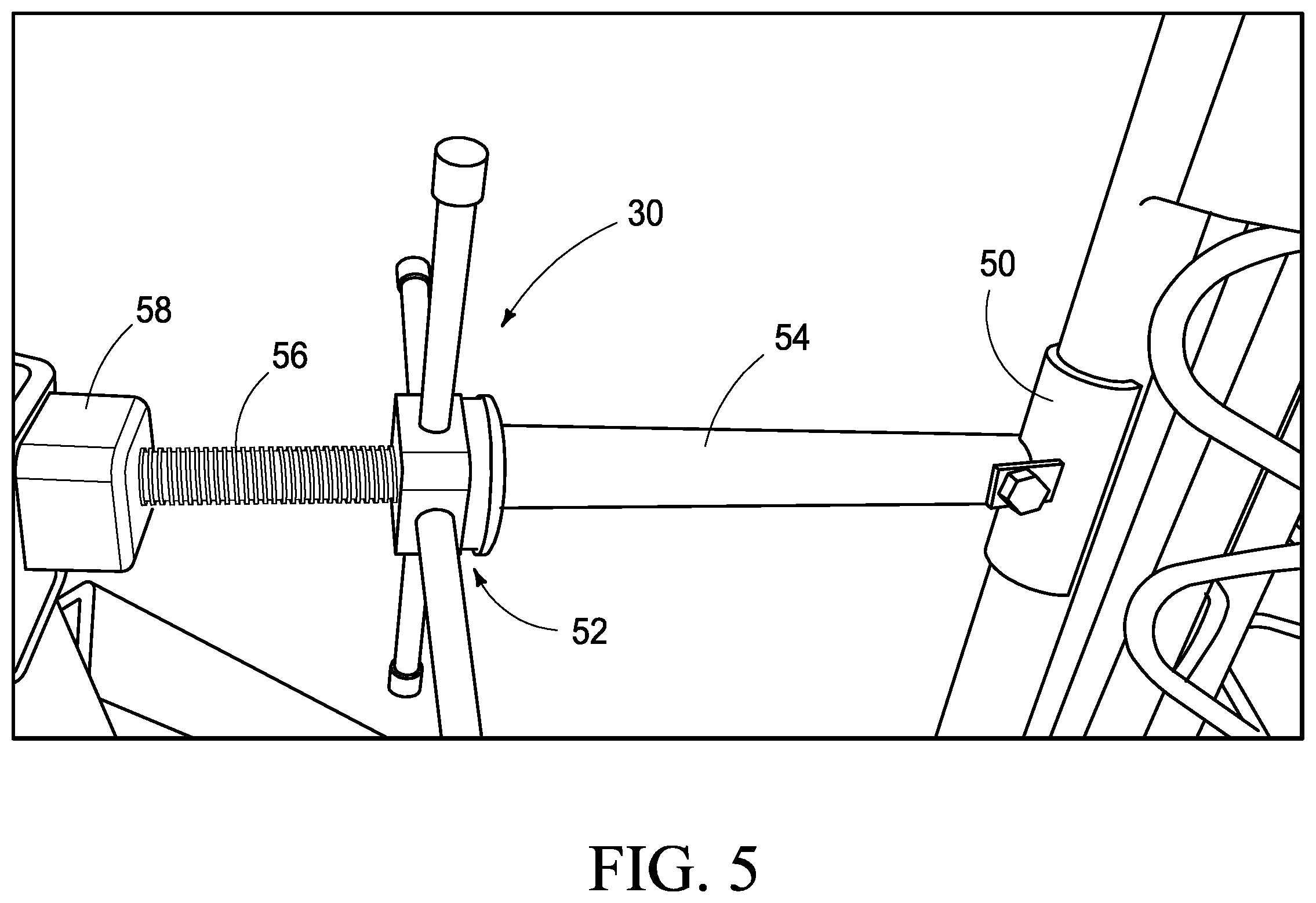 Patent US12139922 Figure 5 – Antenna tower construction/deconstruction stability assemblies and methods