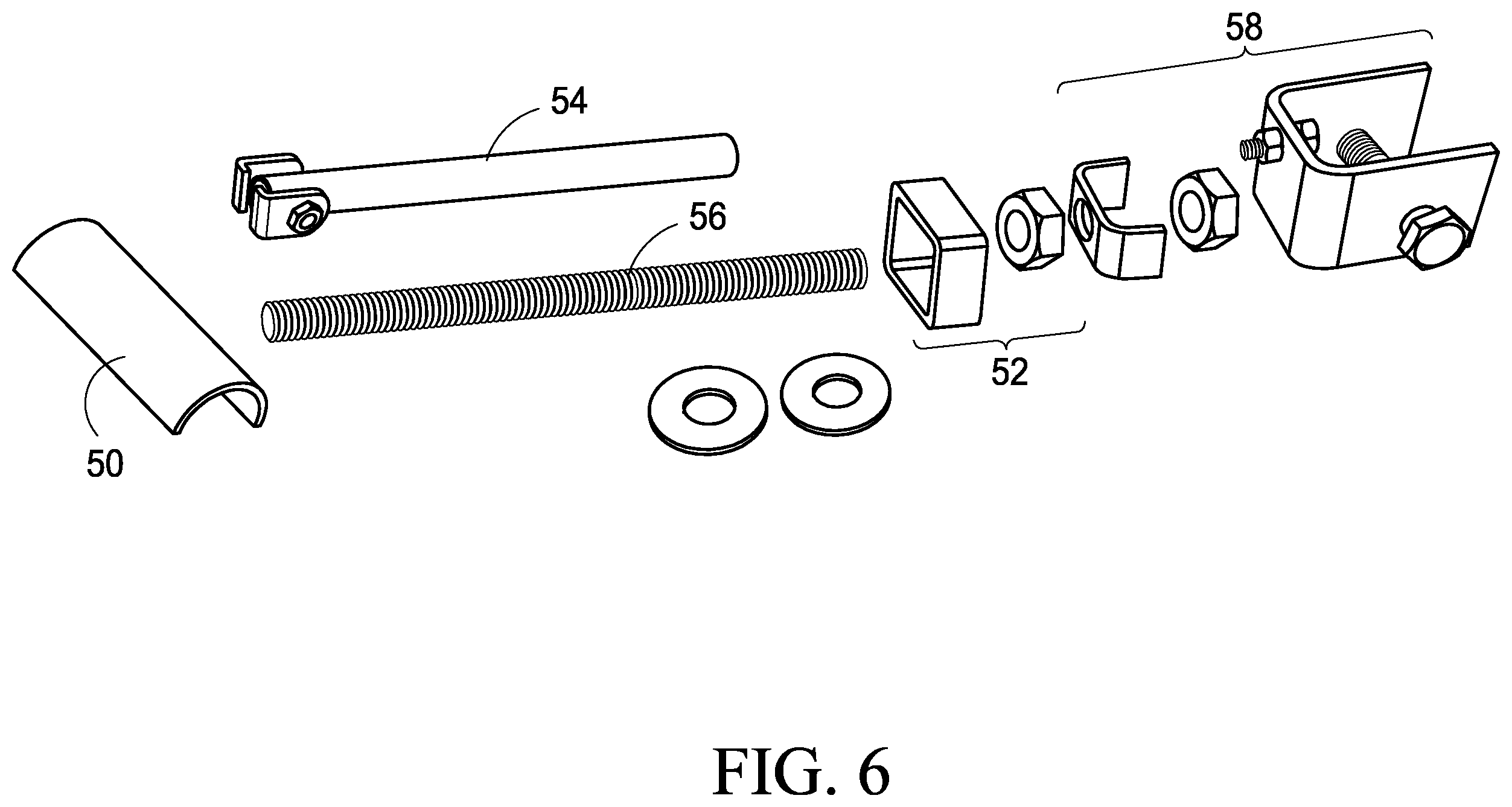 Patent US12139922 Figure 6 – Antenna tower construction/deconstruction stability assemblies and methods