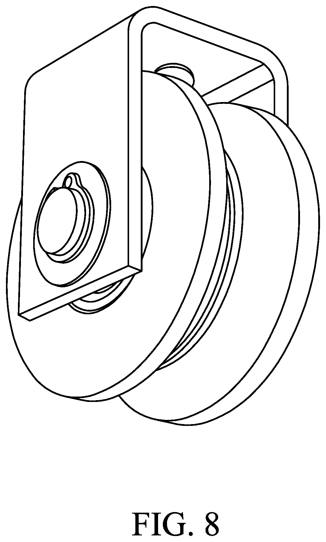 Patent US12139922 Figure 8 – Antenna tower construction/deconstruction stability assemblies and methods