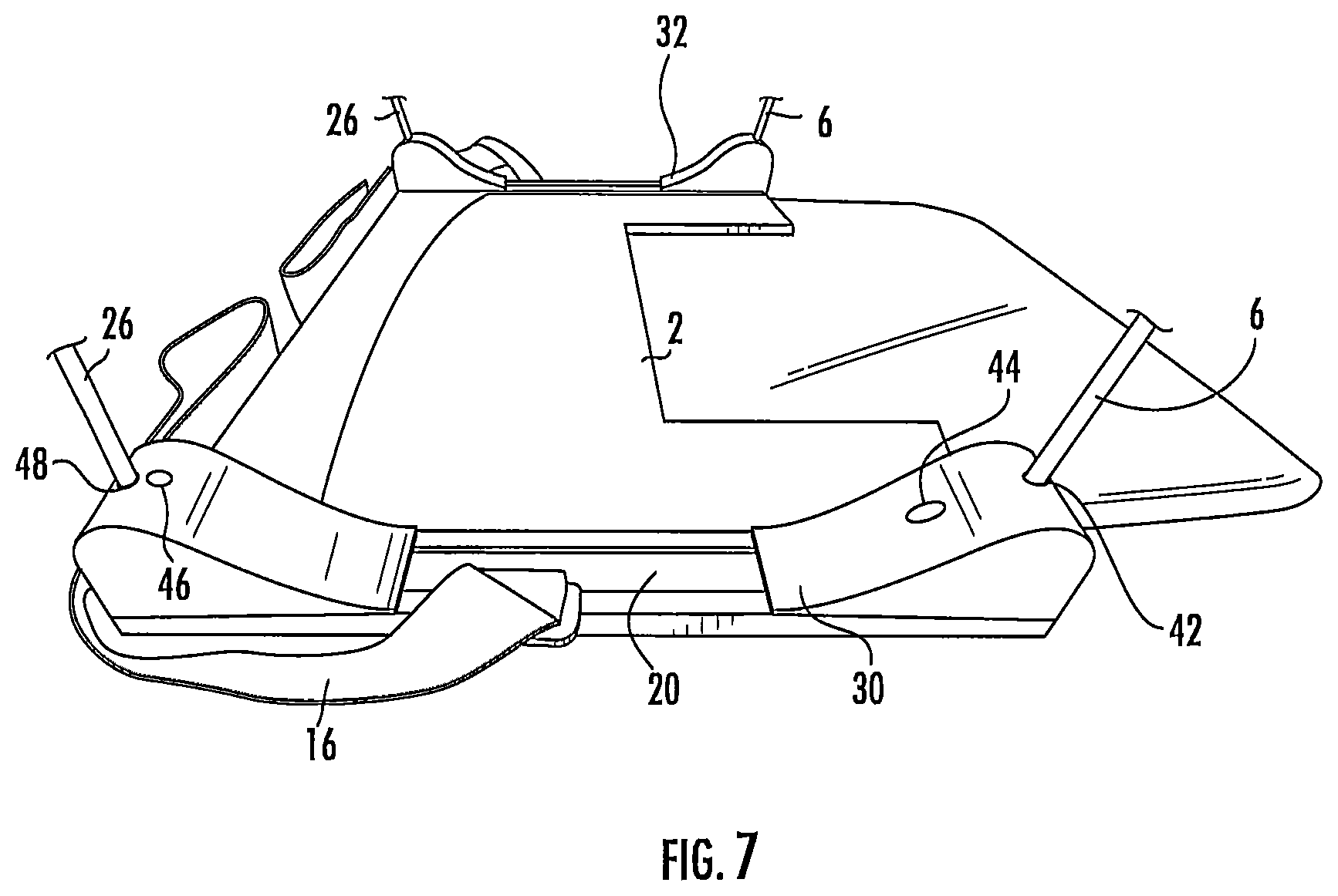 Patent US12139924 Figure 7 – Sun shade