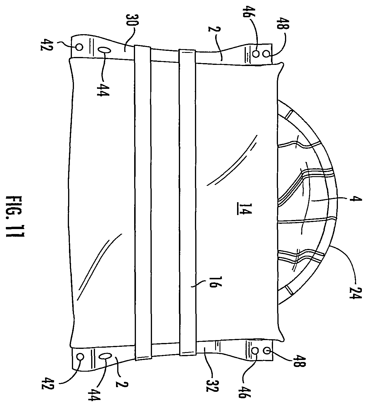 Patent US12139924 Figure 11 – Sun shade