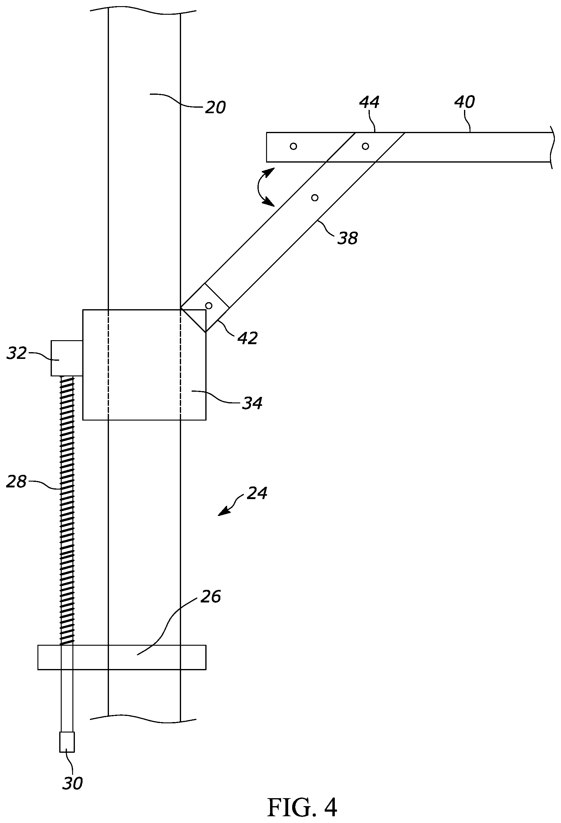 Patent US12139925 Figure 3 – Portable shade device