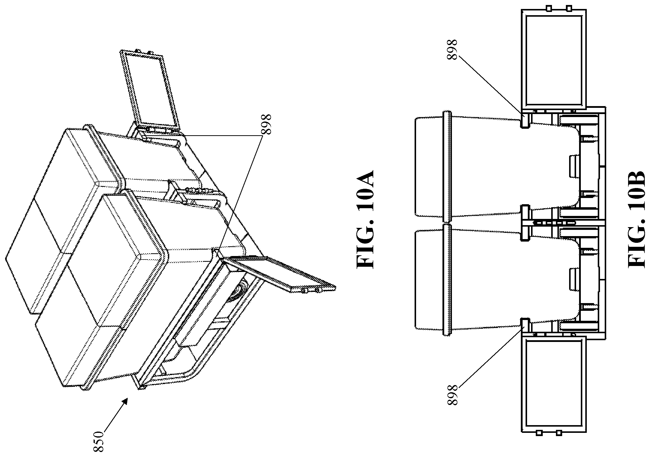 Patent US12139929 Figure 13 – Refuse carts with retention corral