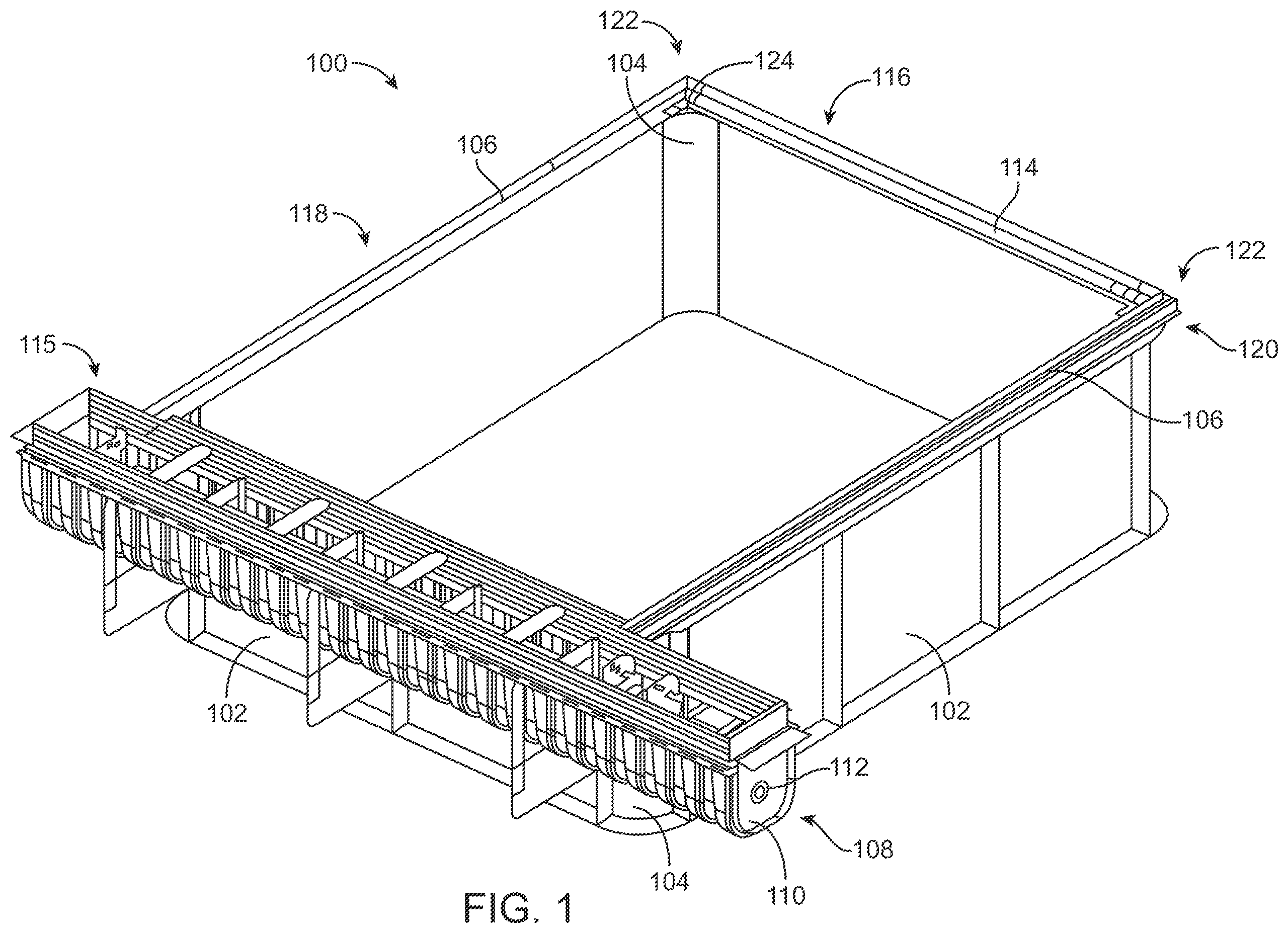 Patent US12139930 Figure 1 – Pool cover assembly and systems