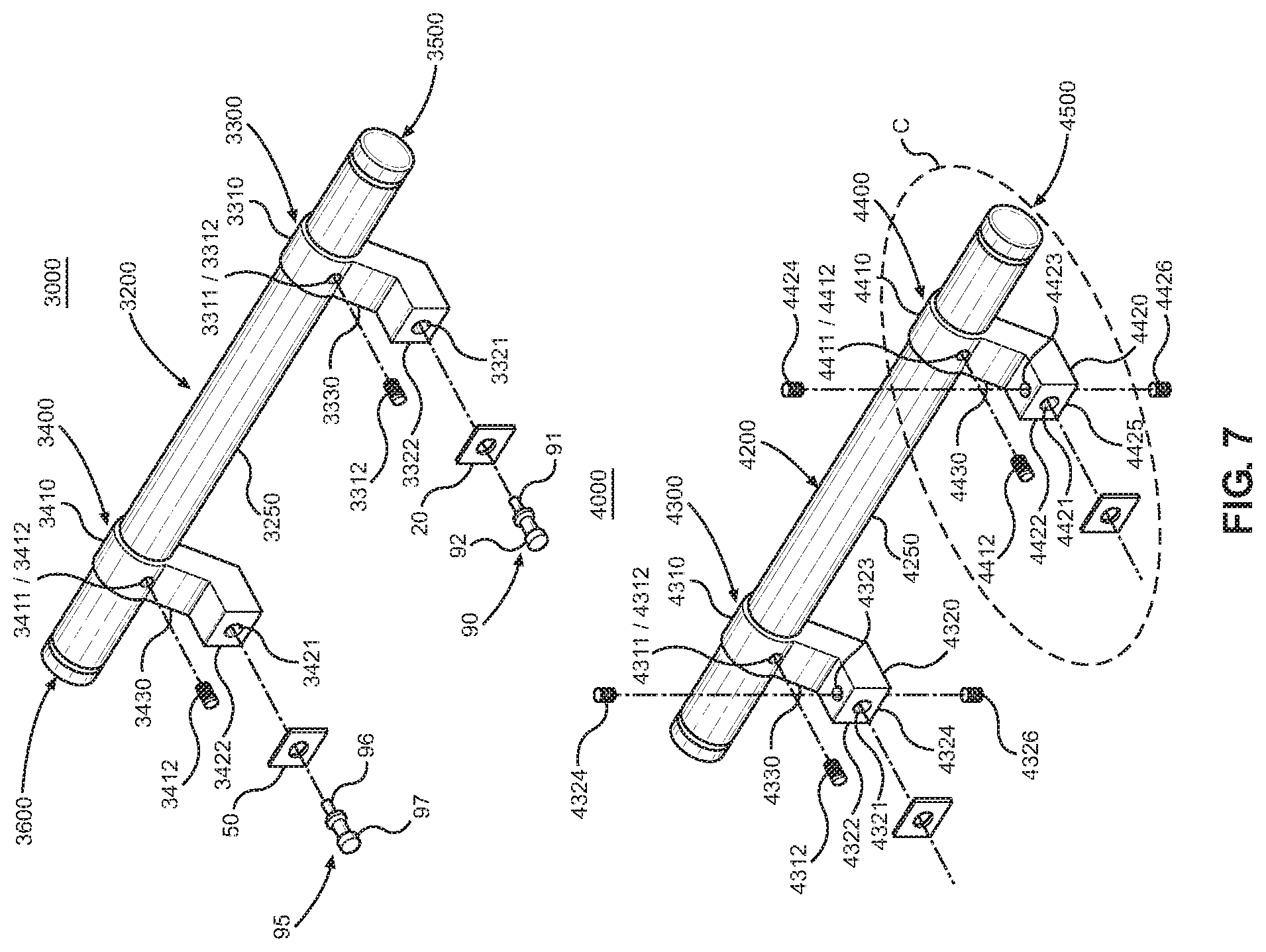 Patent US12139932 Figure 6 – Adjustable and configurable bent door pull