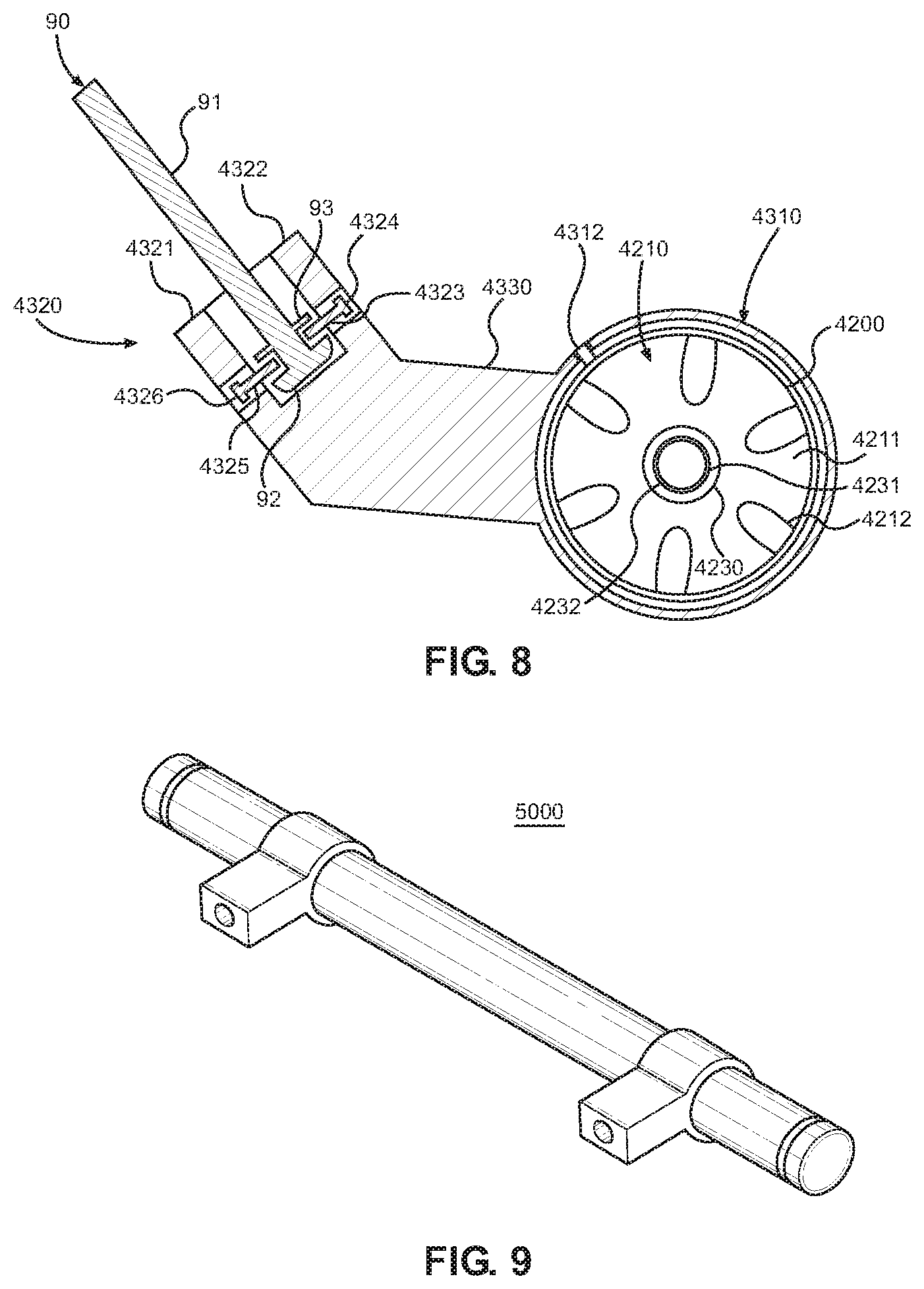 Patent US12139932 Figure 7 – Adjustable and configurable bent door pull