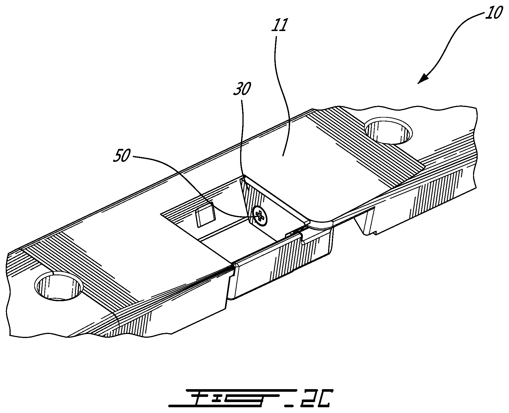 Patent US12139934 Figure 4 – Strike assembly for door locking mechanism