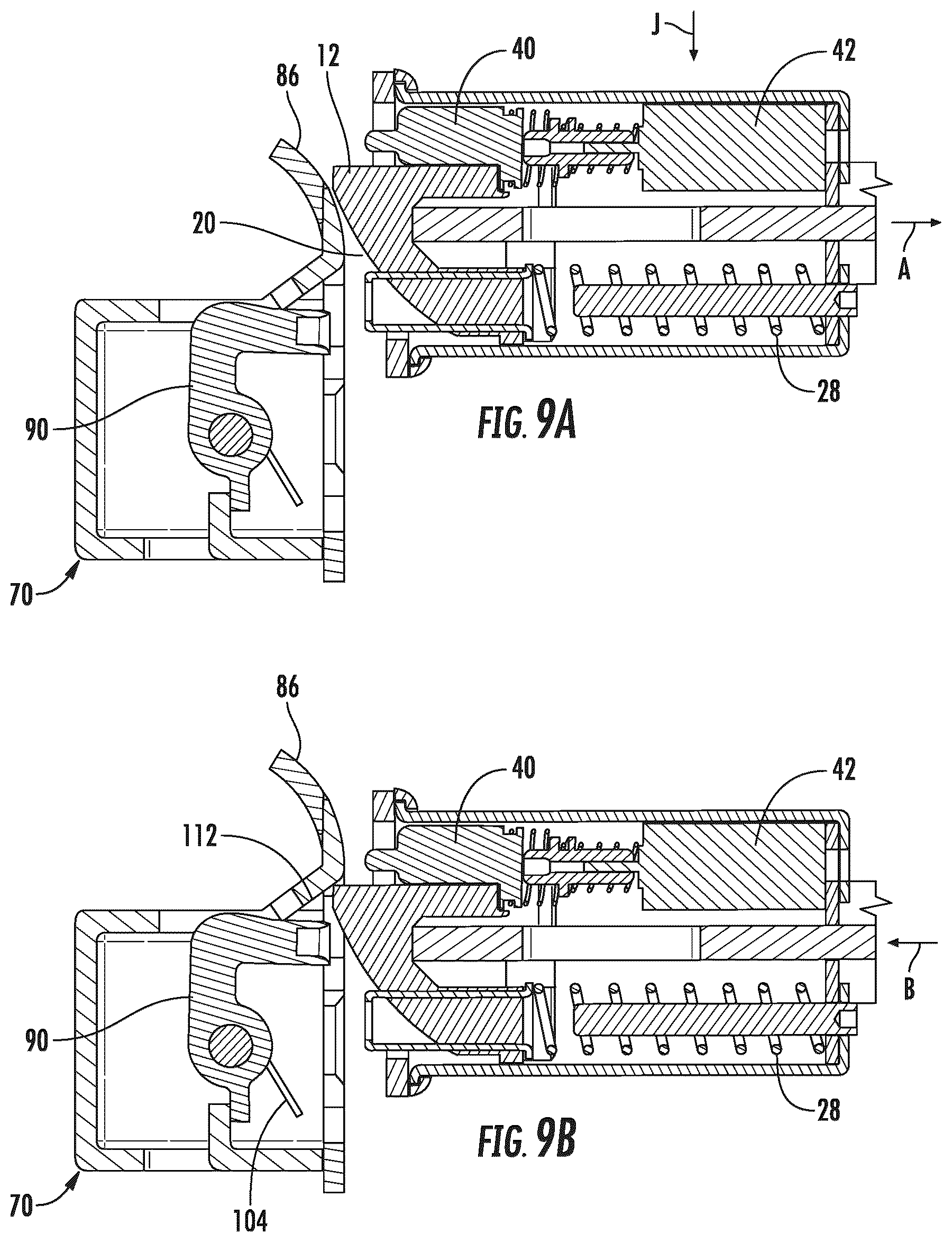 Patent US12139935 Figure 9 – Lock with a lockable push-through latch
