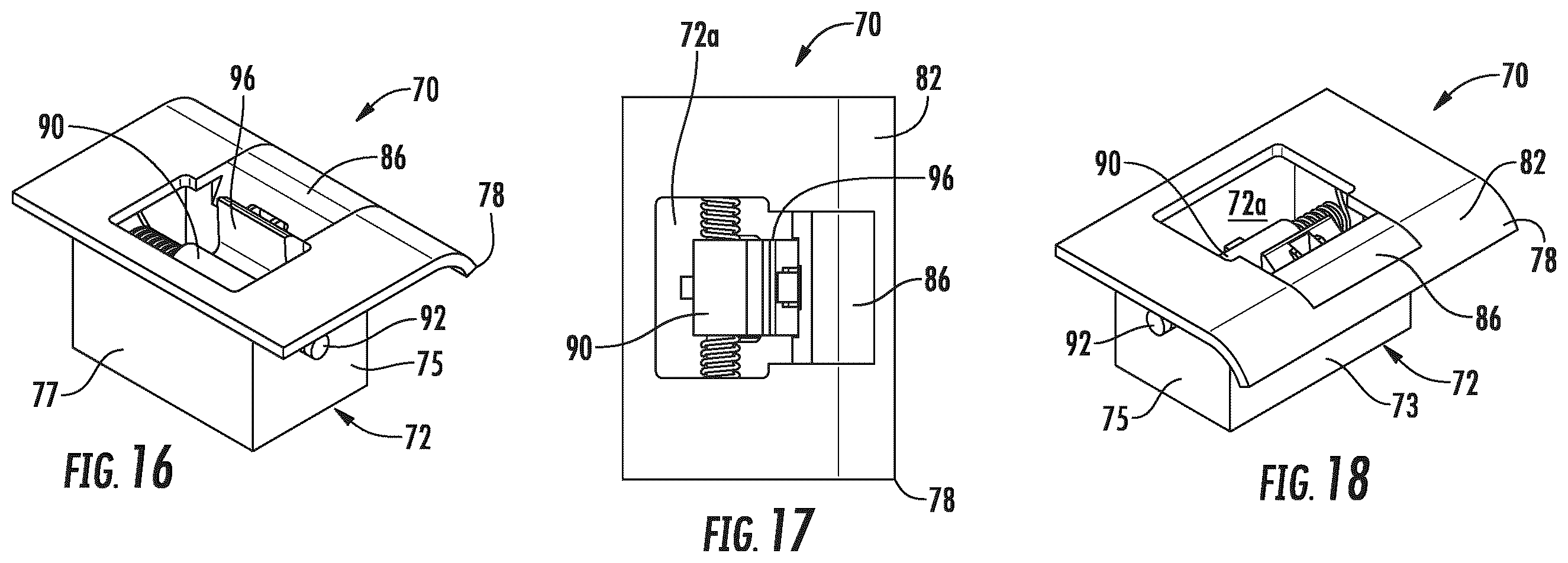 Patent US12139935 Figure 13 – Lock with a lockable push-through latch