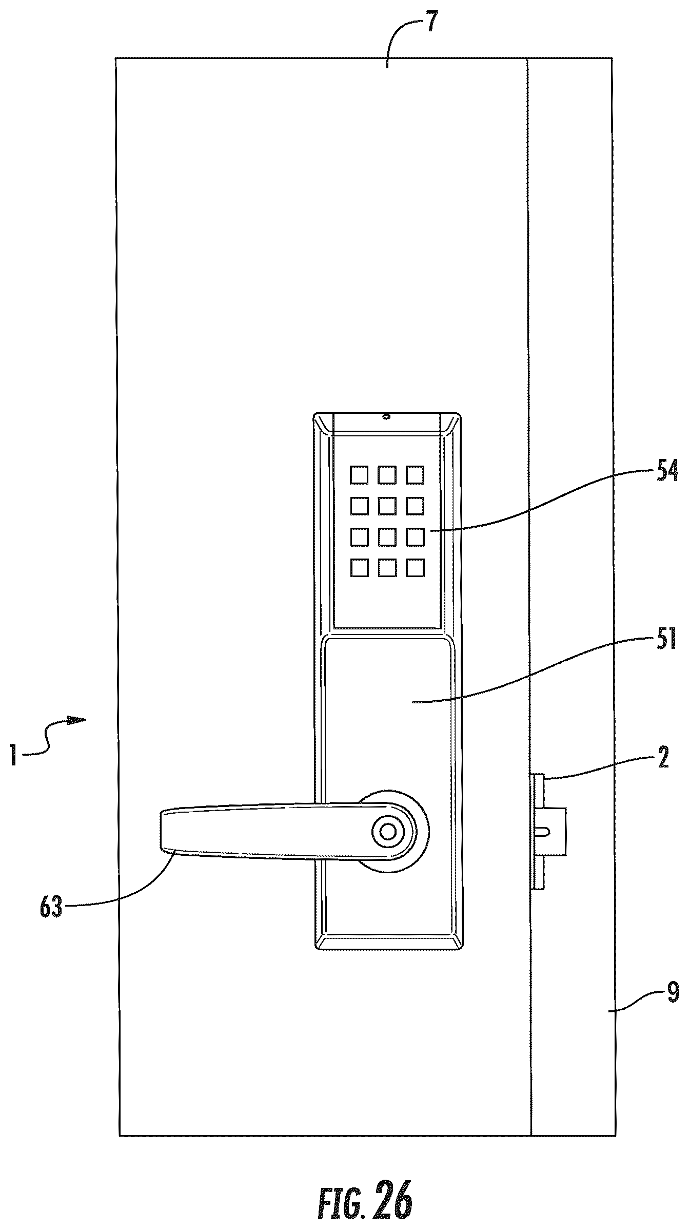 Patent US12139935 Figure 17 – Lock with a lockable push-through latch
