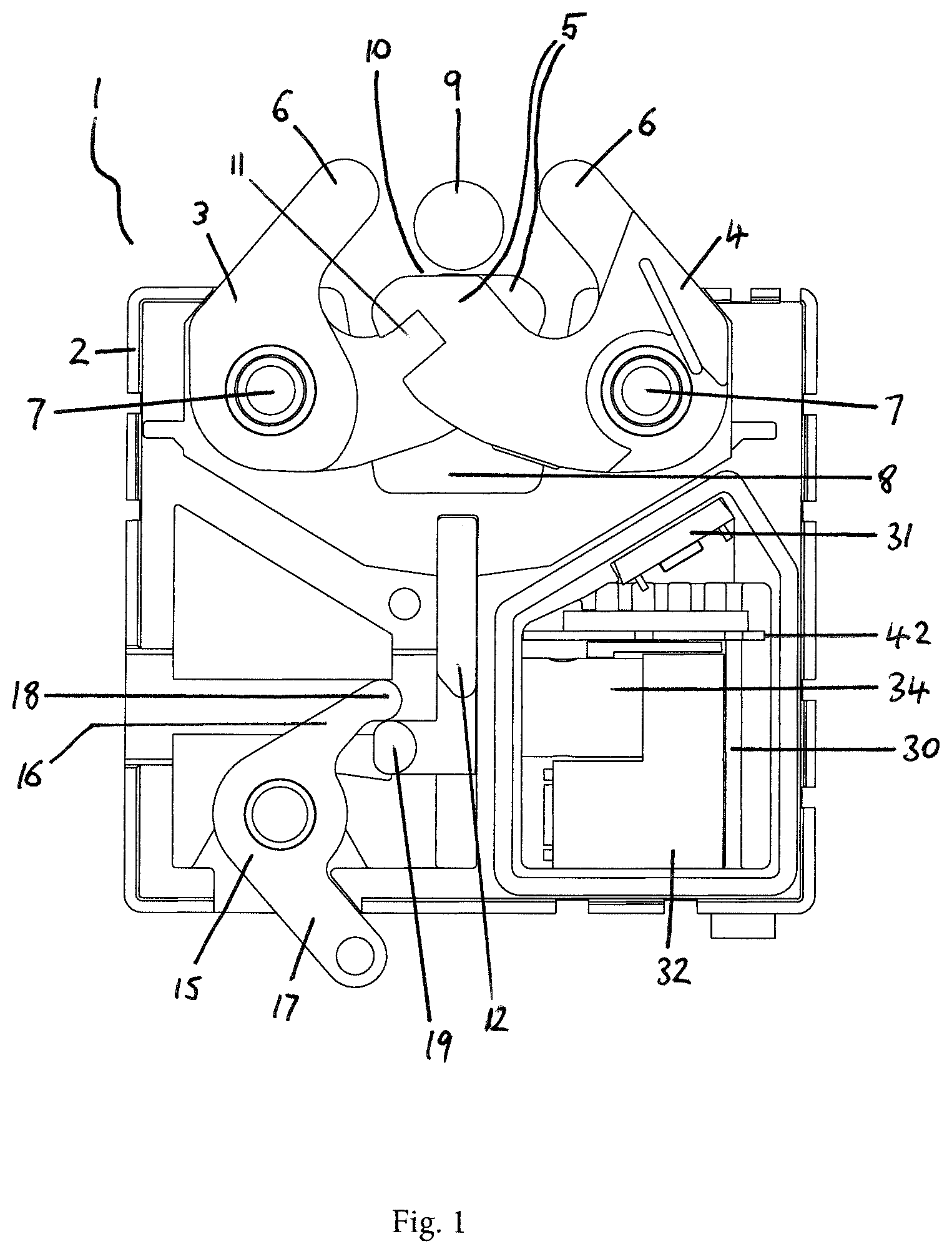 Patent US12139937 — Latching assembly — Figure 1