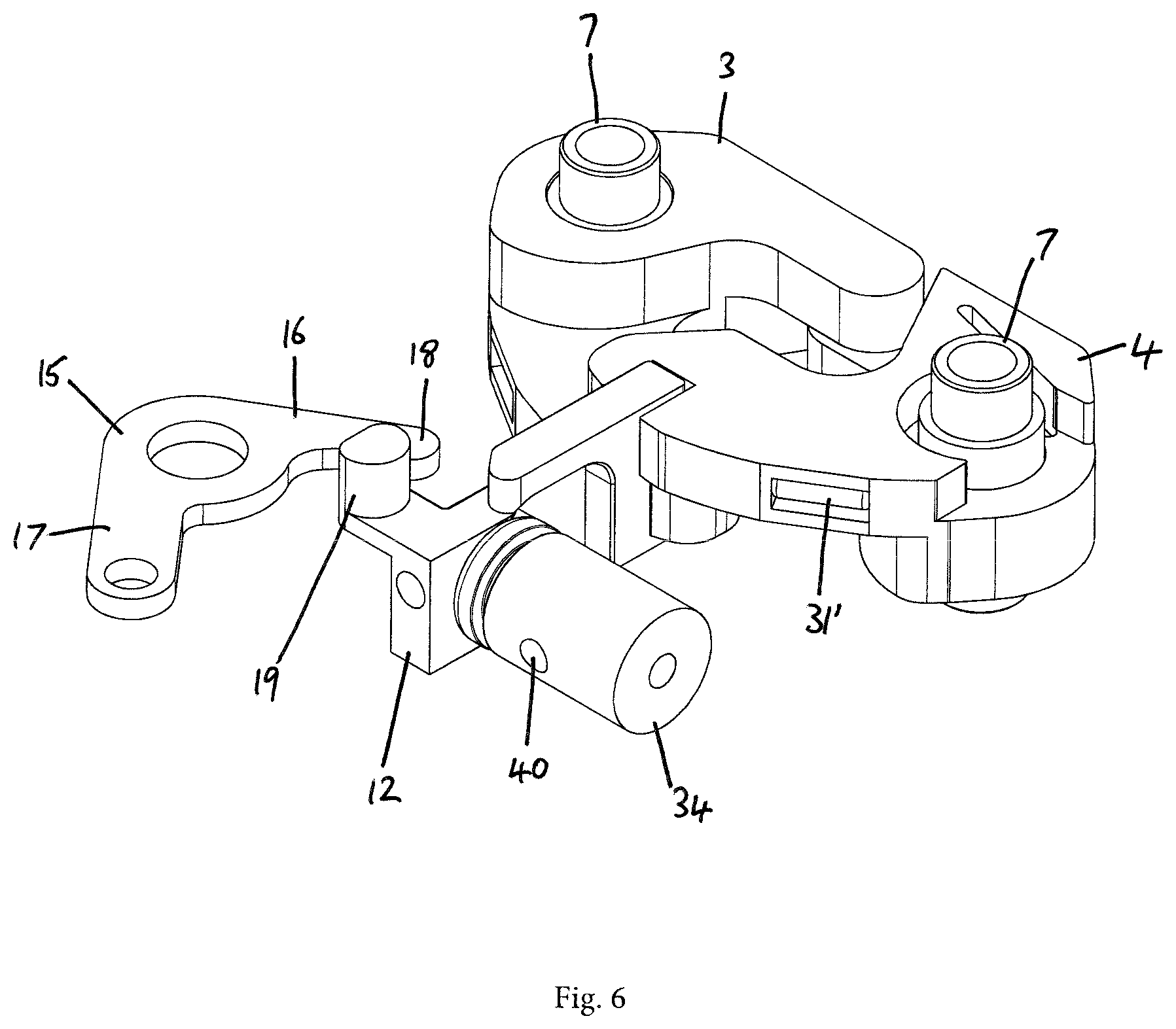 Patent US12139937 Figure 6 – Latching assembly