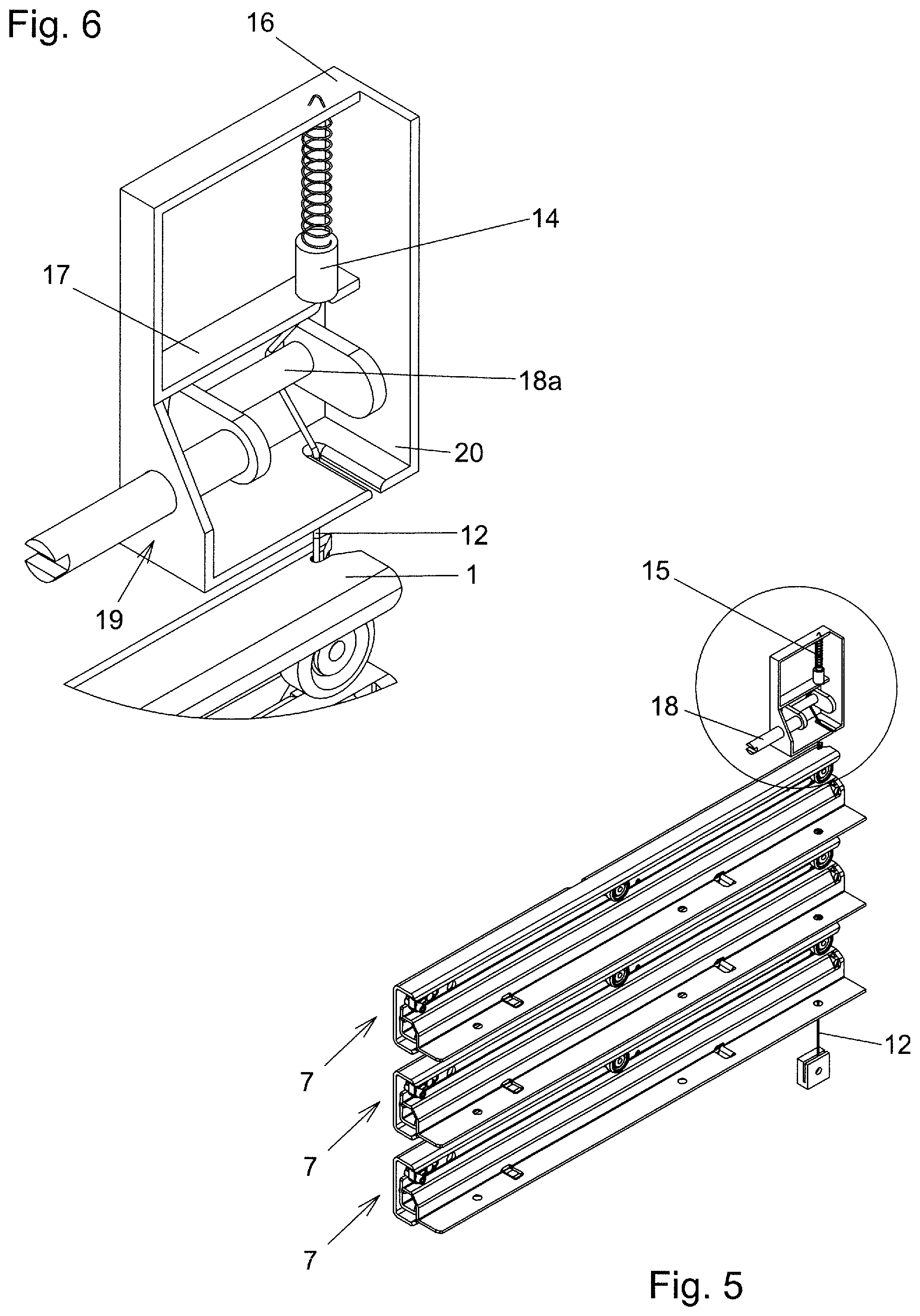 Patent US12139938 Figure 3 – Pull-out locking device for drawers