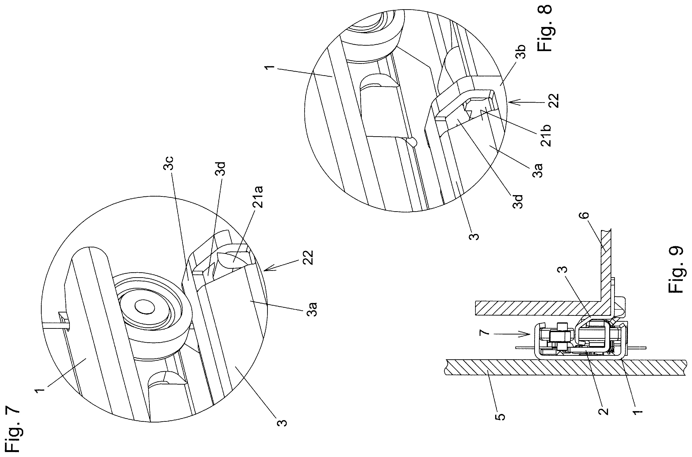 Patent US12139938 Figure 4 – Pull-out locking device for drawers
